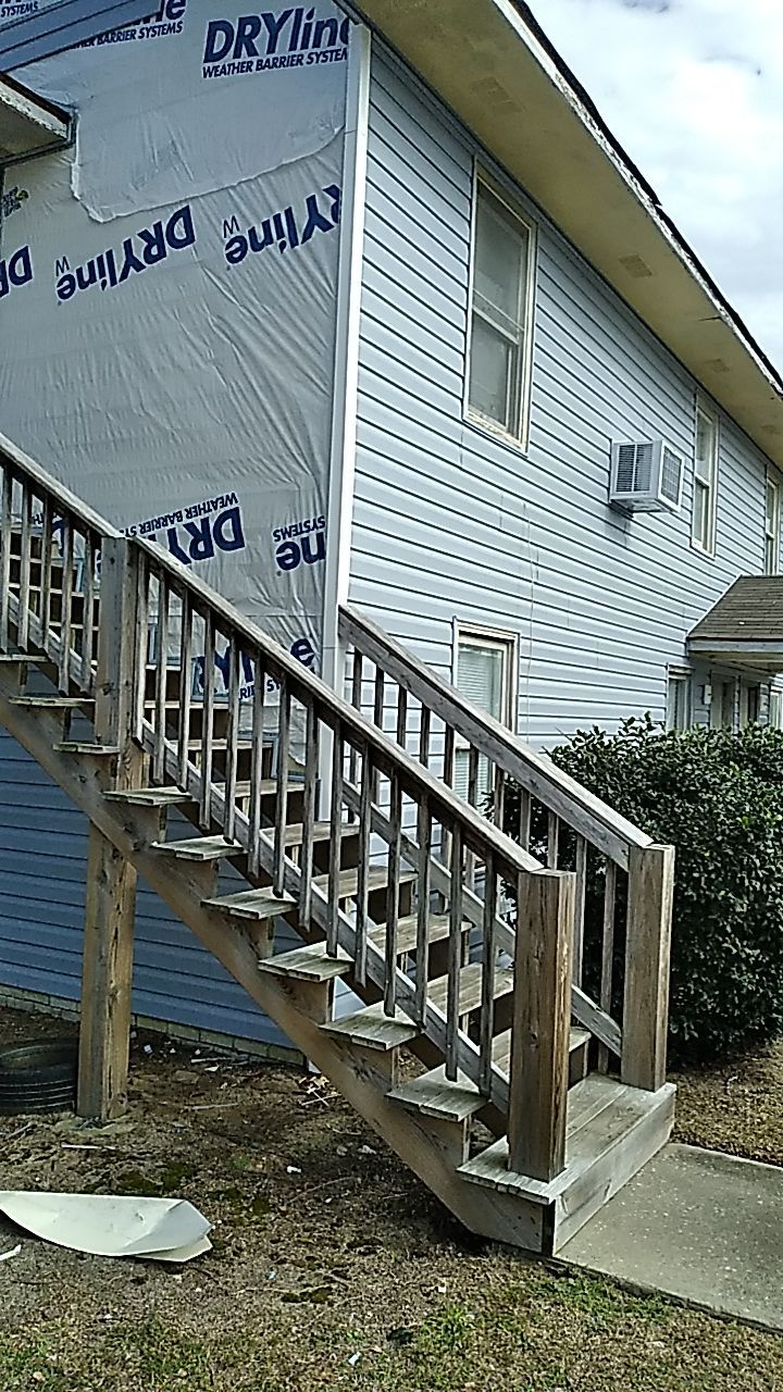 Interior and exterior renovation using Royal Building Products  by Indigo State Roofing