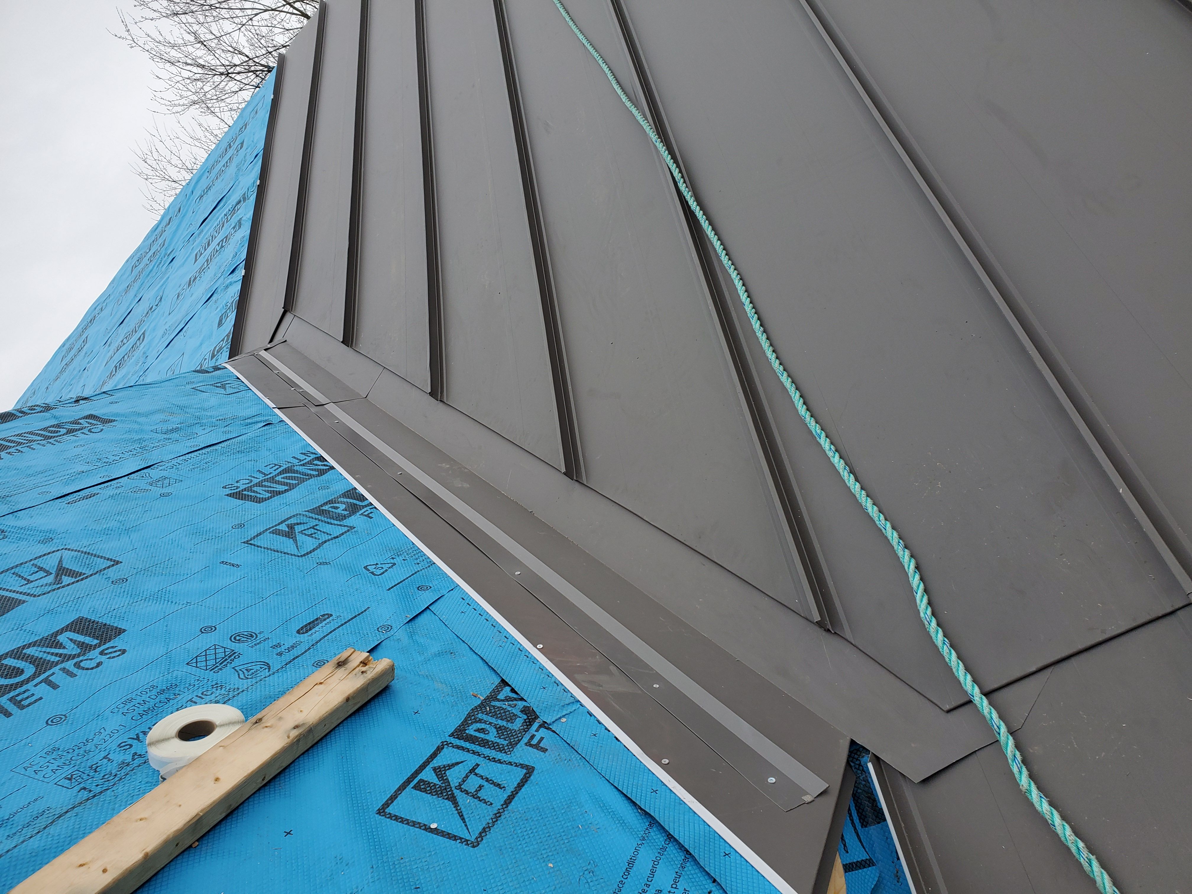 New Construction | 16” Standing Seam Metal Roof Installation by Jay Carter Roofing & Sheet Metal