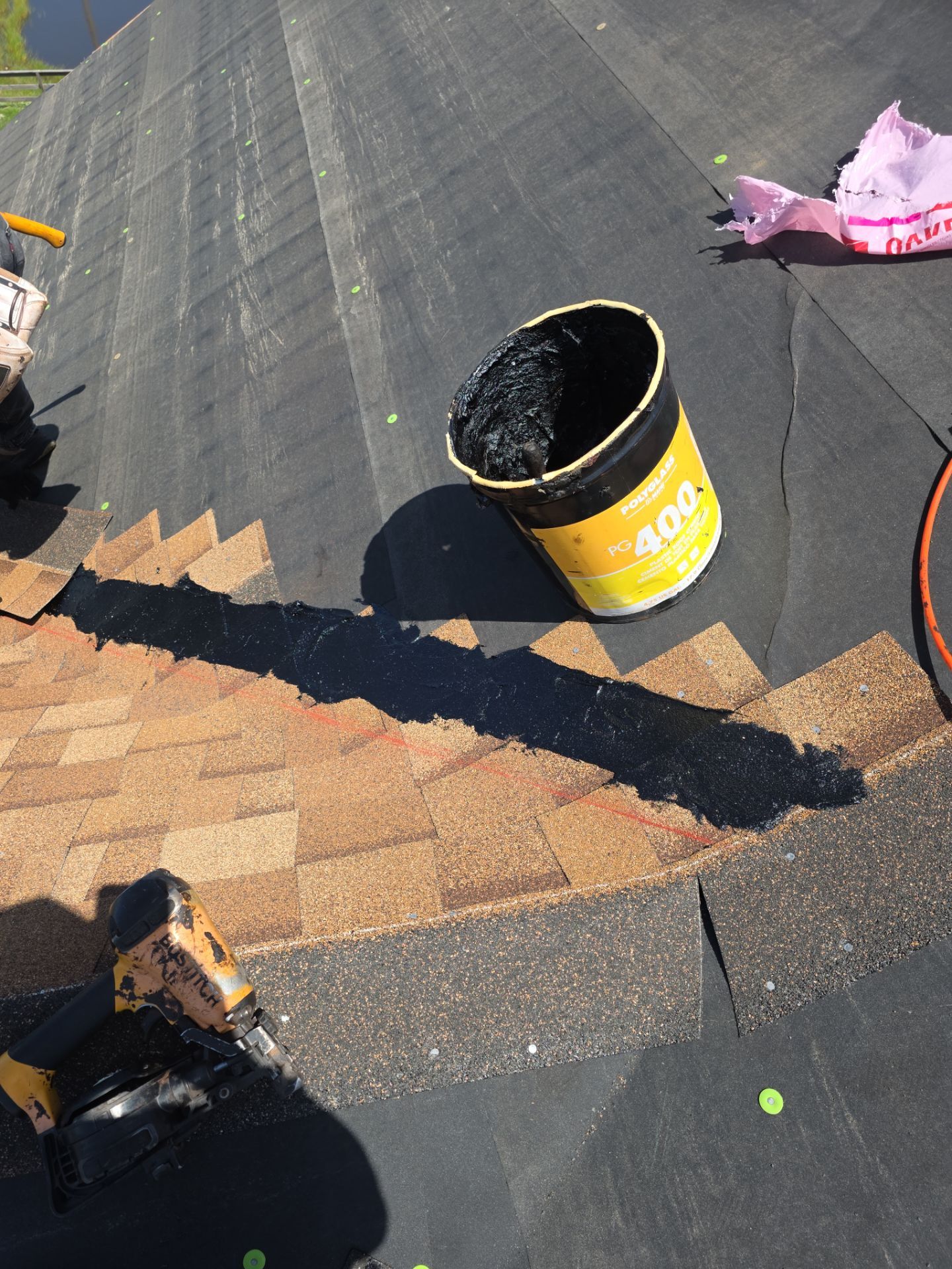 We Aint Scared of heights  by Bayfront Roofing and Construction