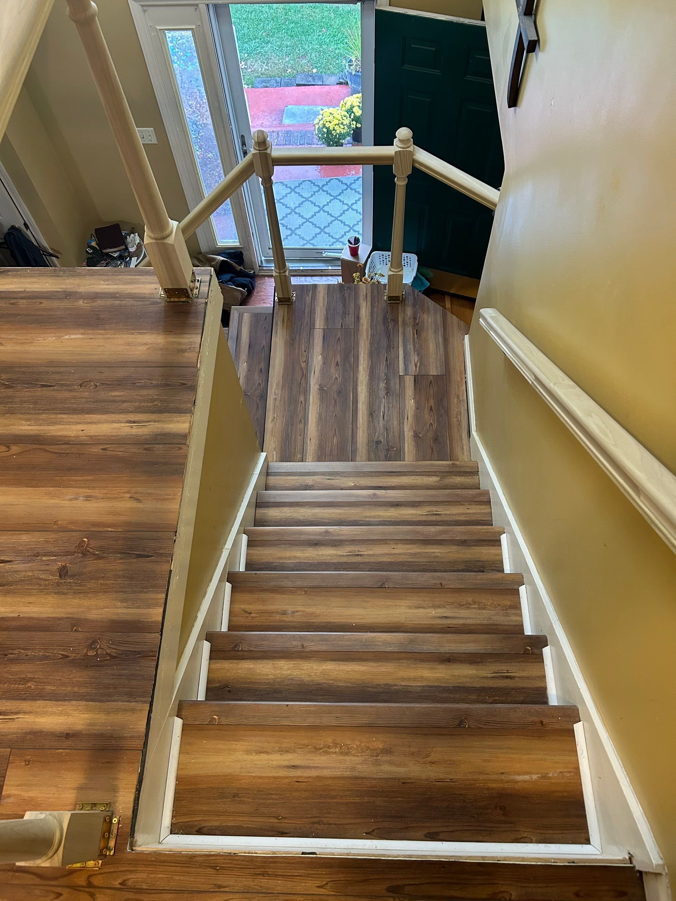 Staircase Remodel by Wolf Hills Restoration