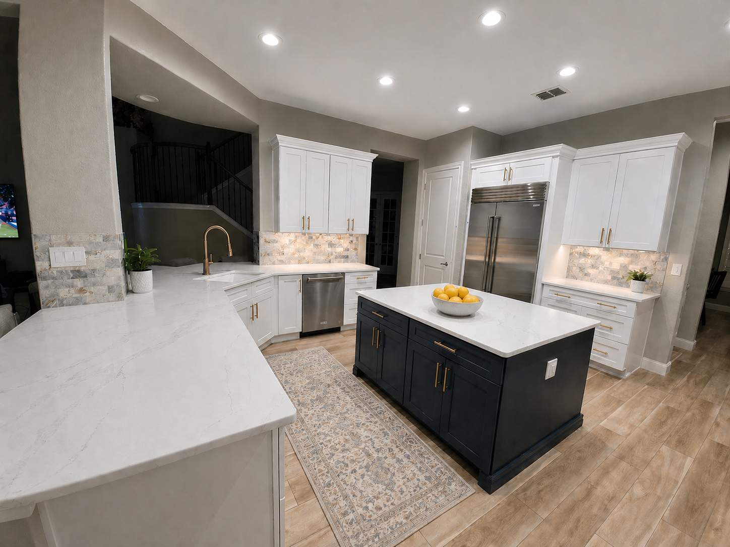 Alamo Ranch Kitchen & Dining Room Remodel with Custom Home Bar and Lounge by Legacy Bath and Kitchen