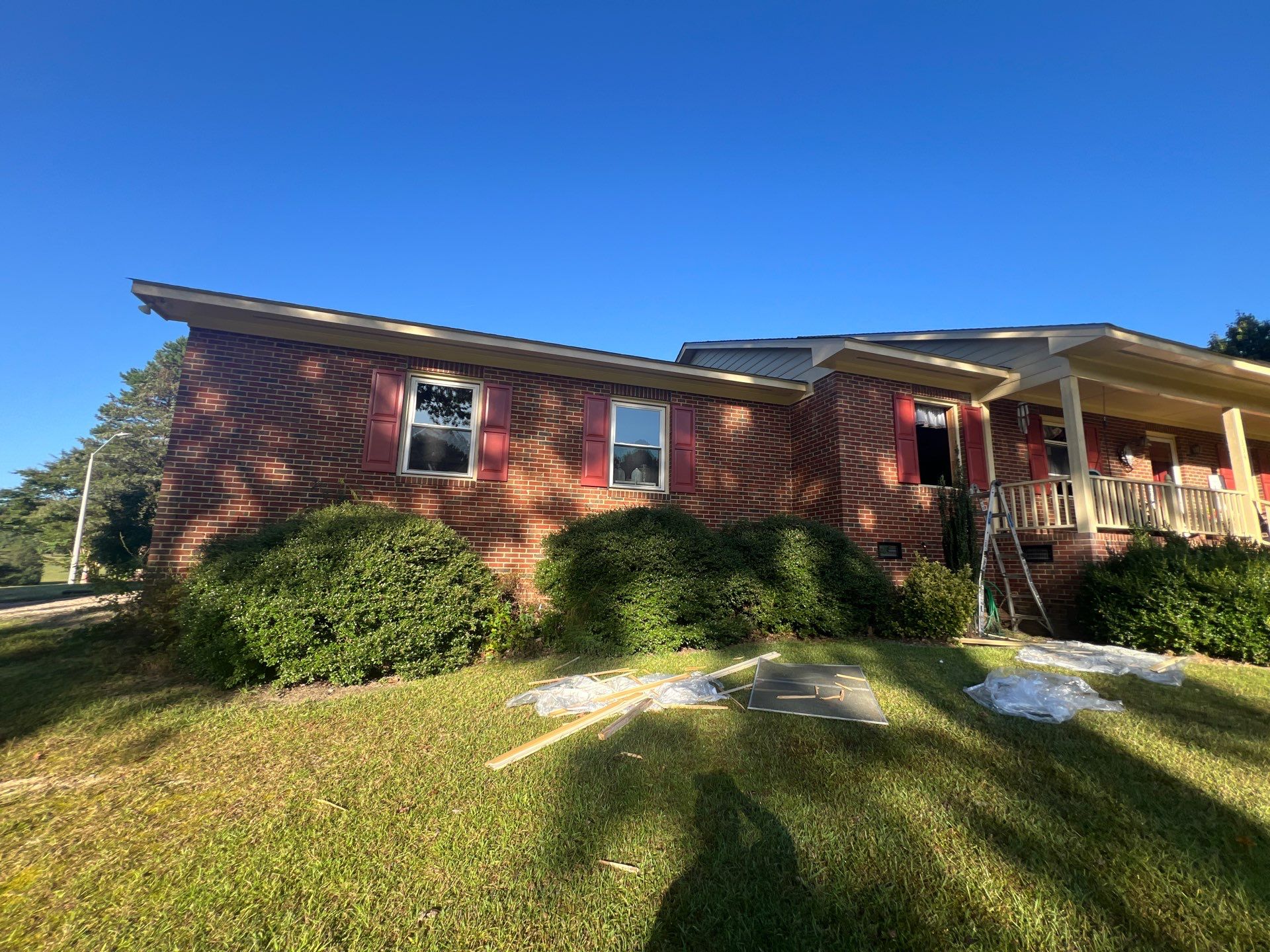 Full Residential Window Replacement for Zebulon Brick Home by The Remodeling Company