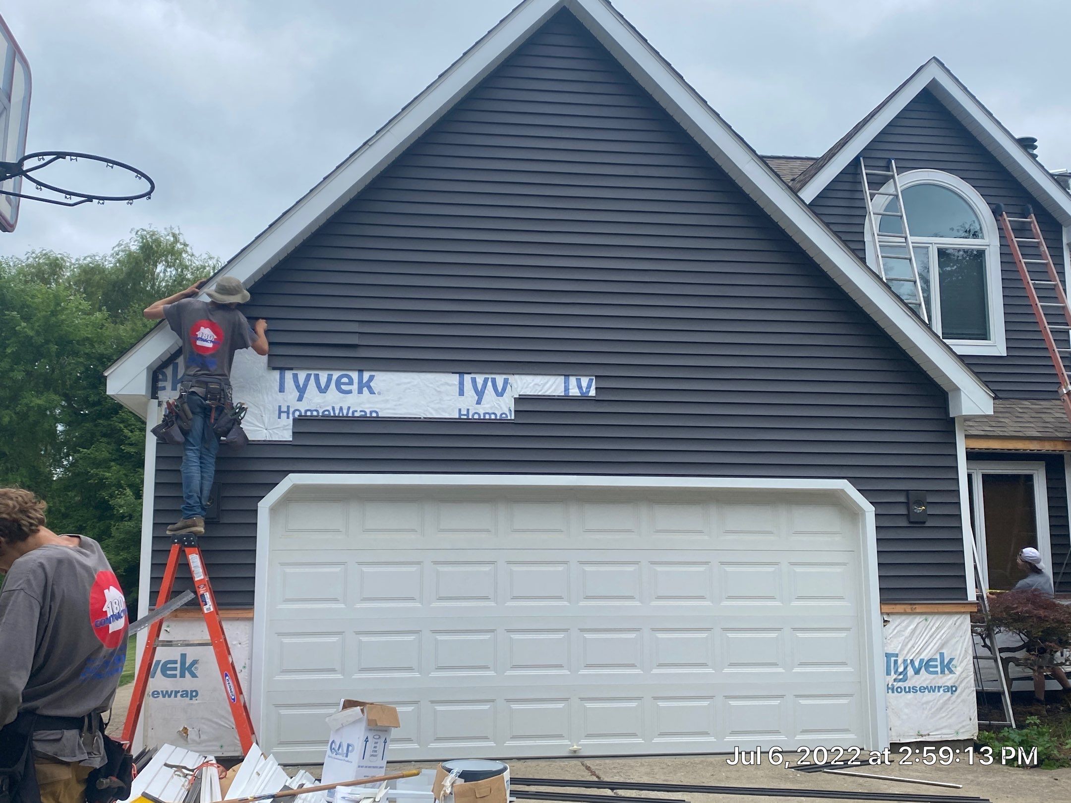 Siding Replacement using Certainteed Restoration Classic D4 by 180 Contractors