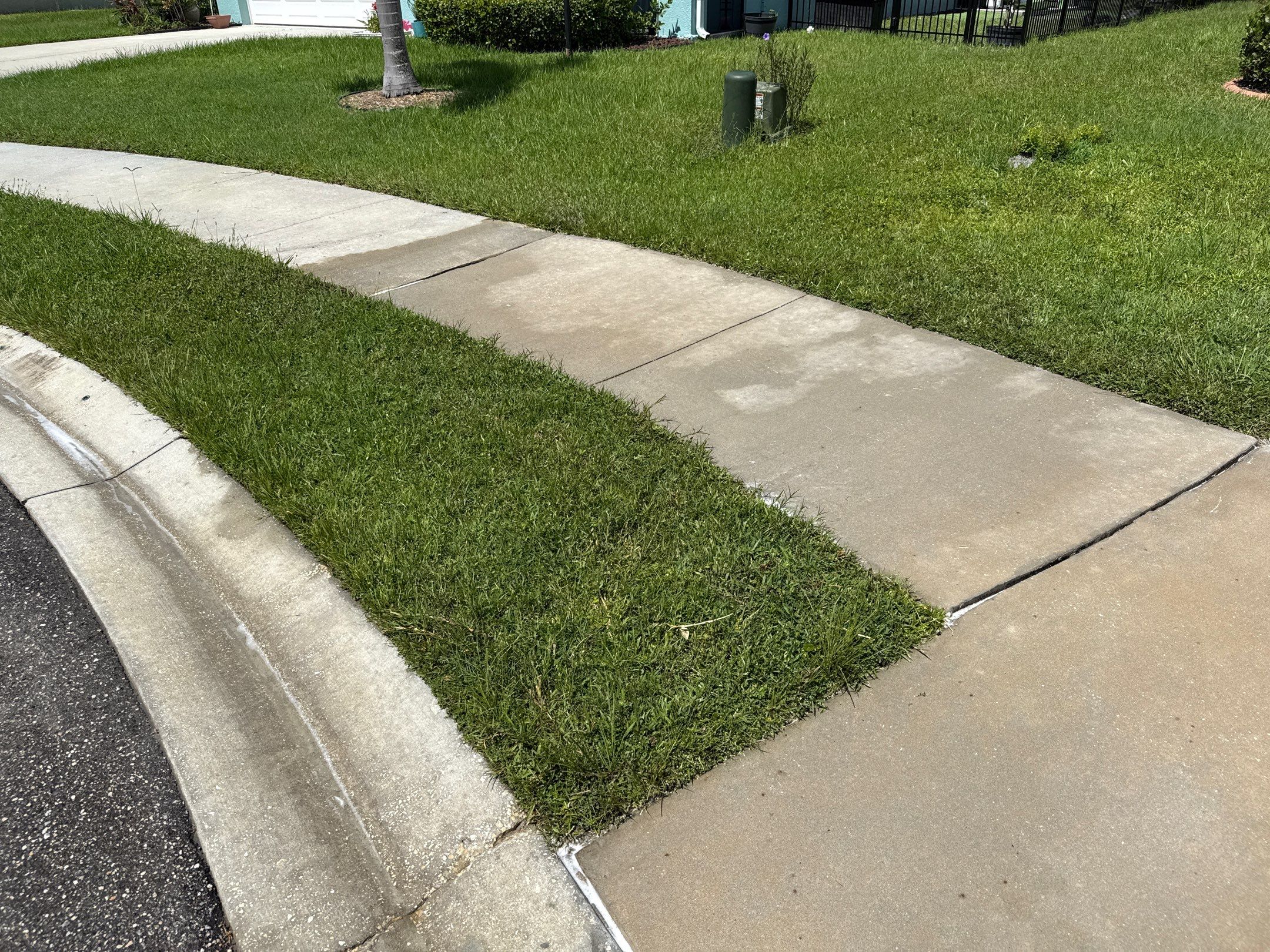 Concrete Driveway & Sidewalk Cleaning in Crystal Lakes – Palmetto, FL by Sunshine AquaWash