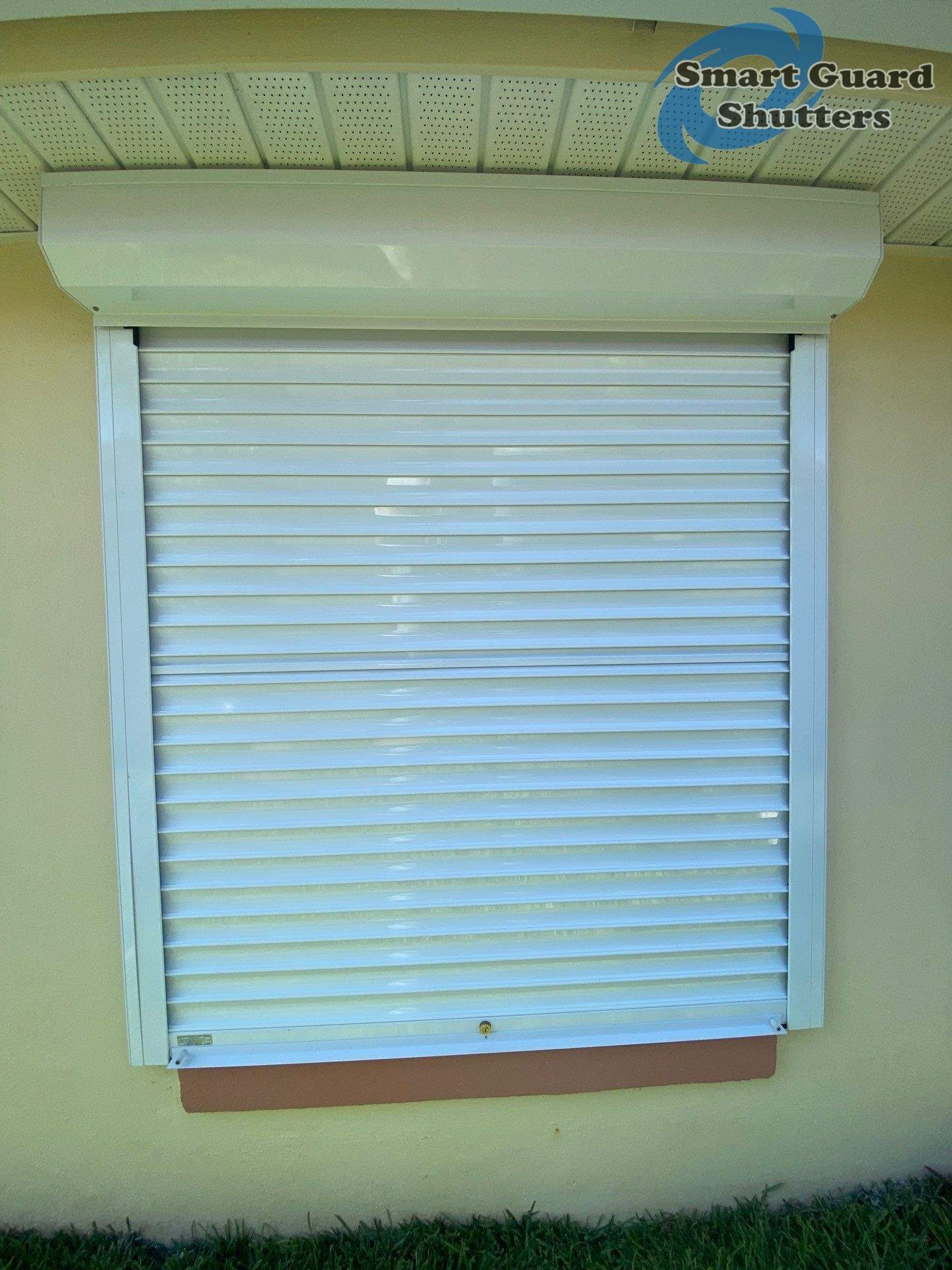 Rolling Shutters in White by Smart Guard Shutters