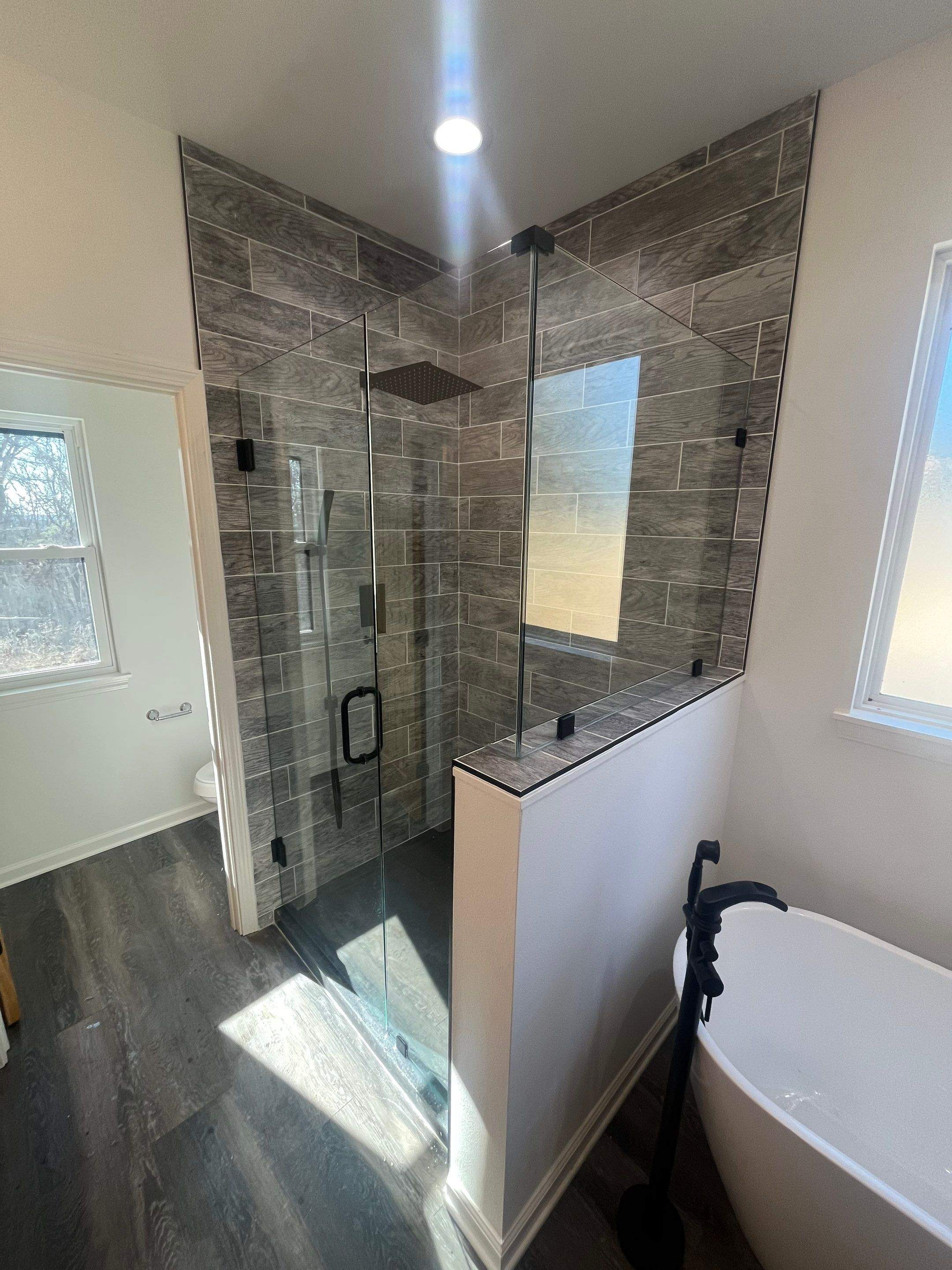 Shower Pictures by Custom Glass Service