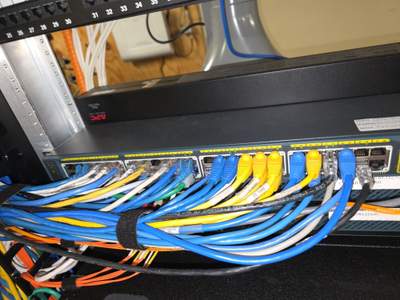 Structured cabling installation by CimaSolutions