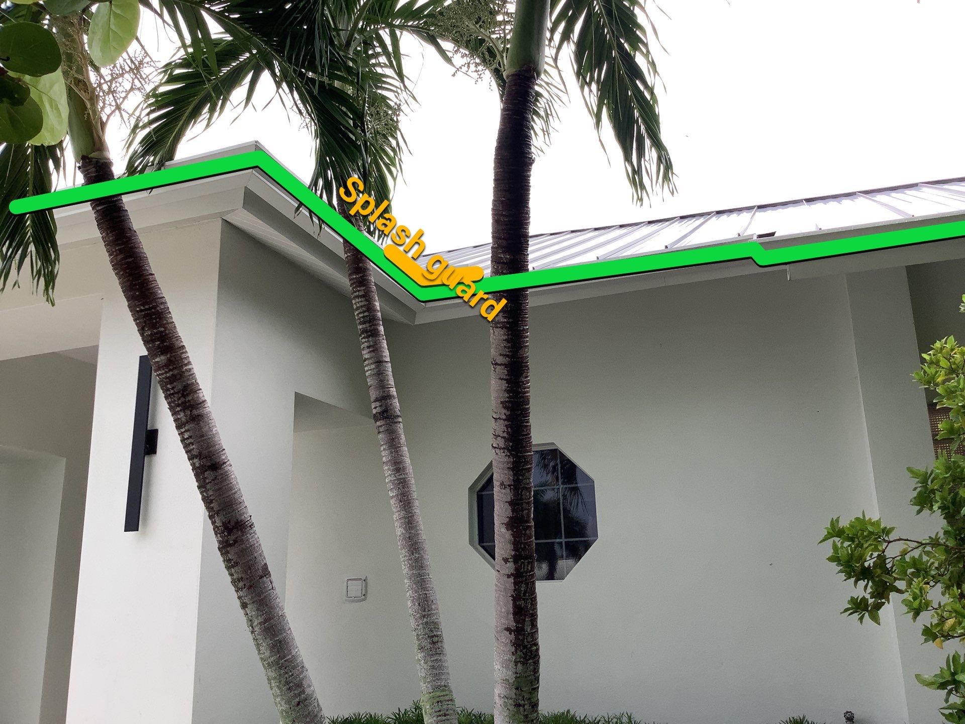 Splash Guard Gutters in  Longboat Key FL by Gutter Professors