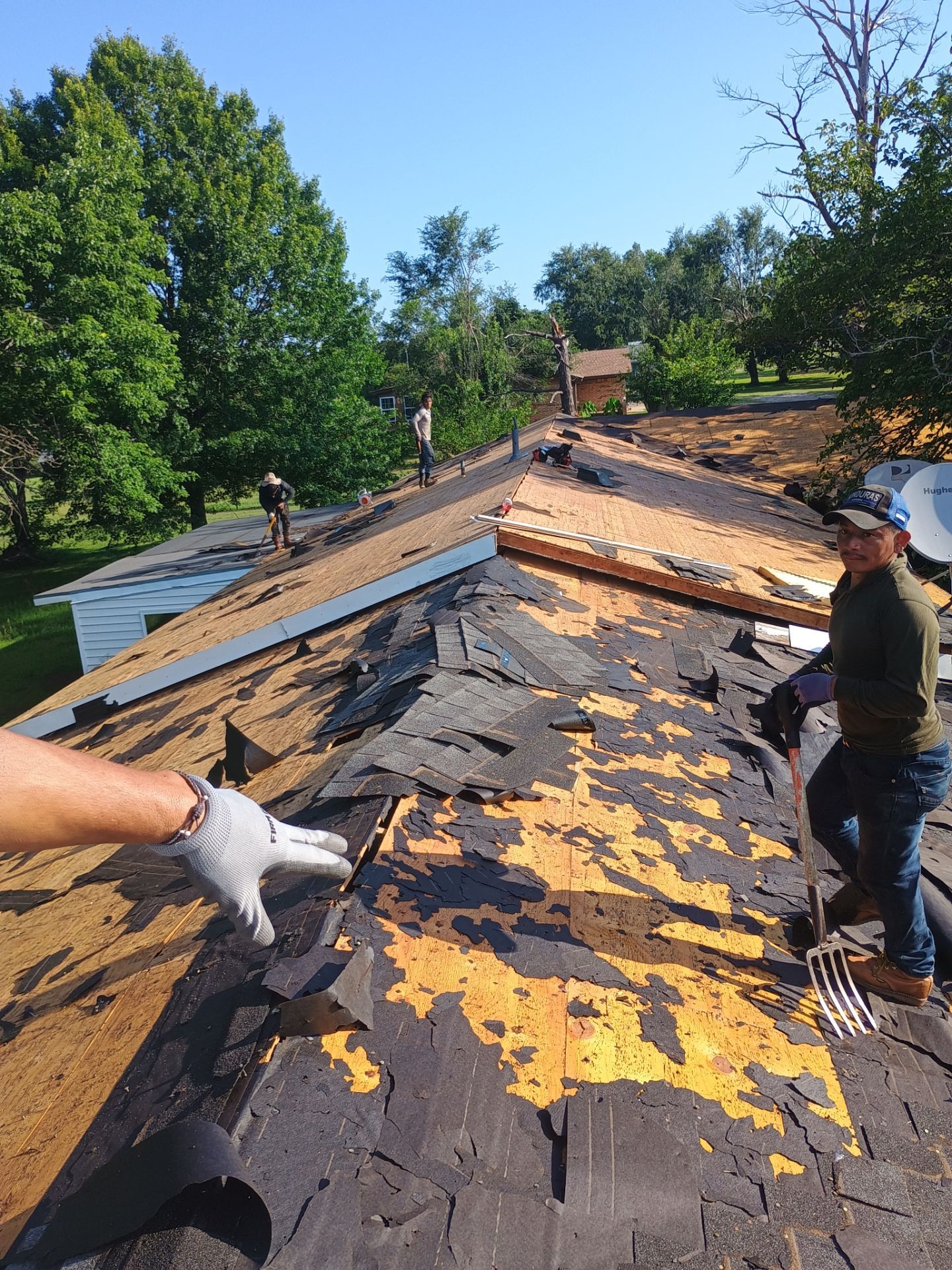 Storm Damage Restoration and Complete Roof Replacement in Pauls Valley by BANA Roofing and Solar Supply