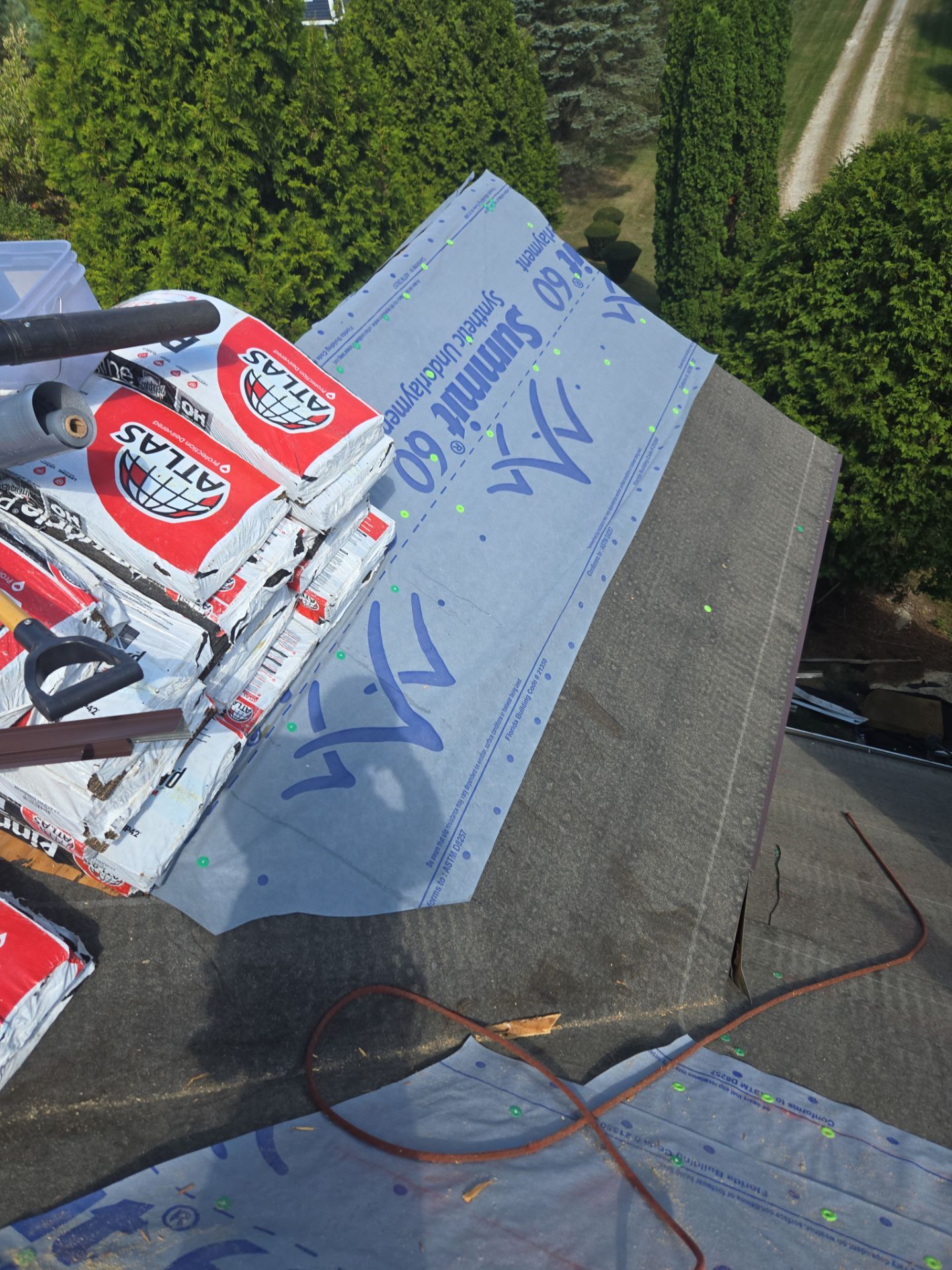 Atlas Pinnacle, Color, Morning Harvest, Drip Edge, Color, Royal Brown by Eagle Eye Roofing
