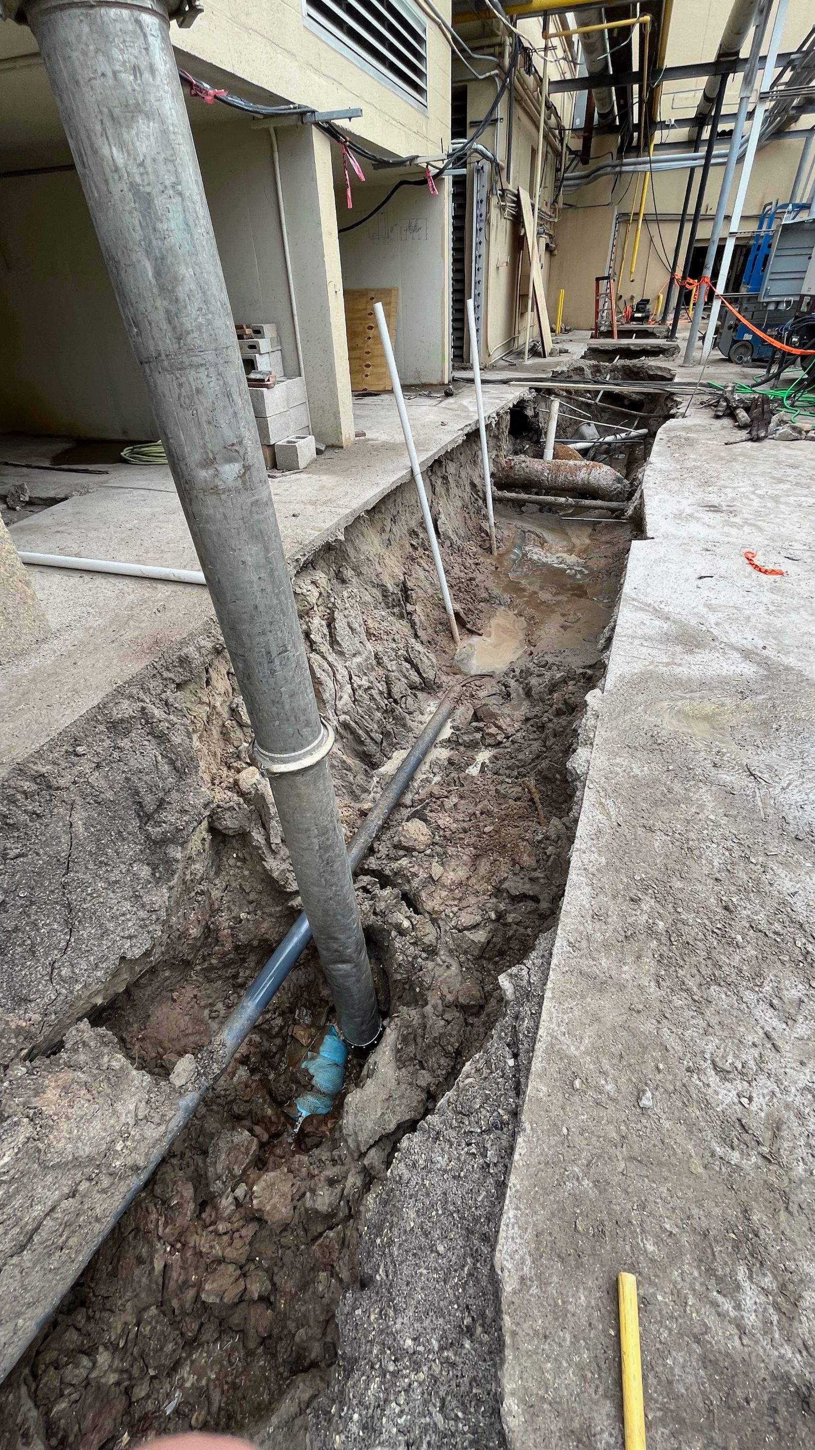 Ritz-Carlton NW Service Area Daylighting by Don Mar, Inc. Storm Water Solutions