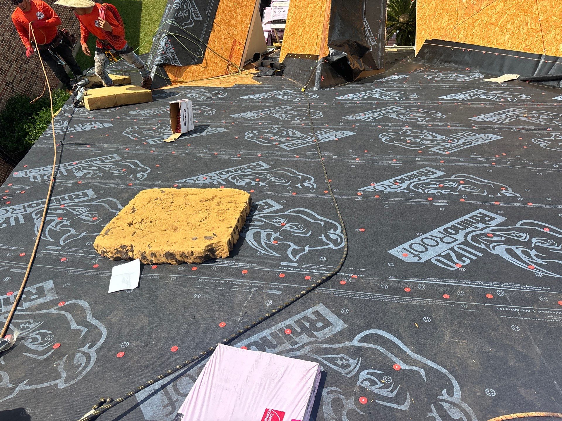 Residential Roofing Installation using Owen's Corning Duration (Lifetime) Shingles by Roof Repair Company