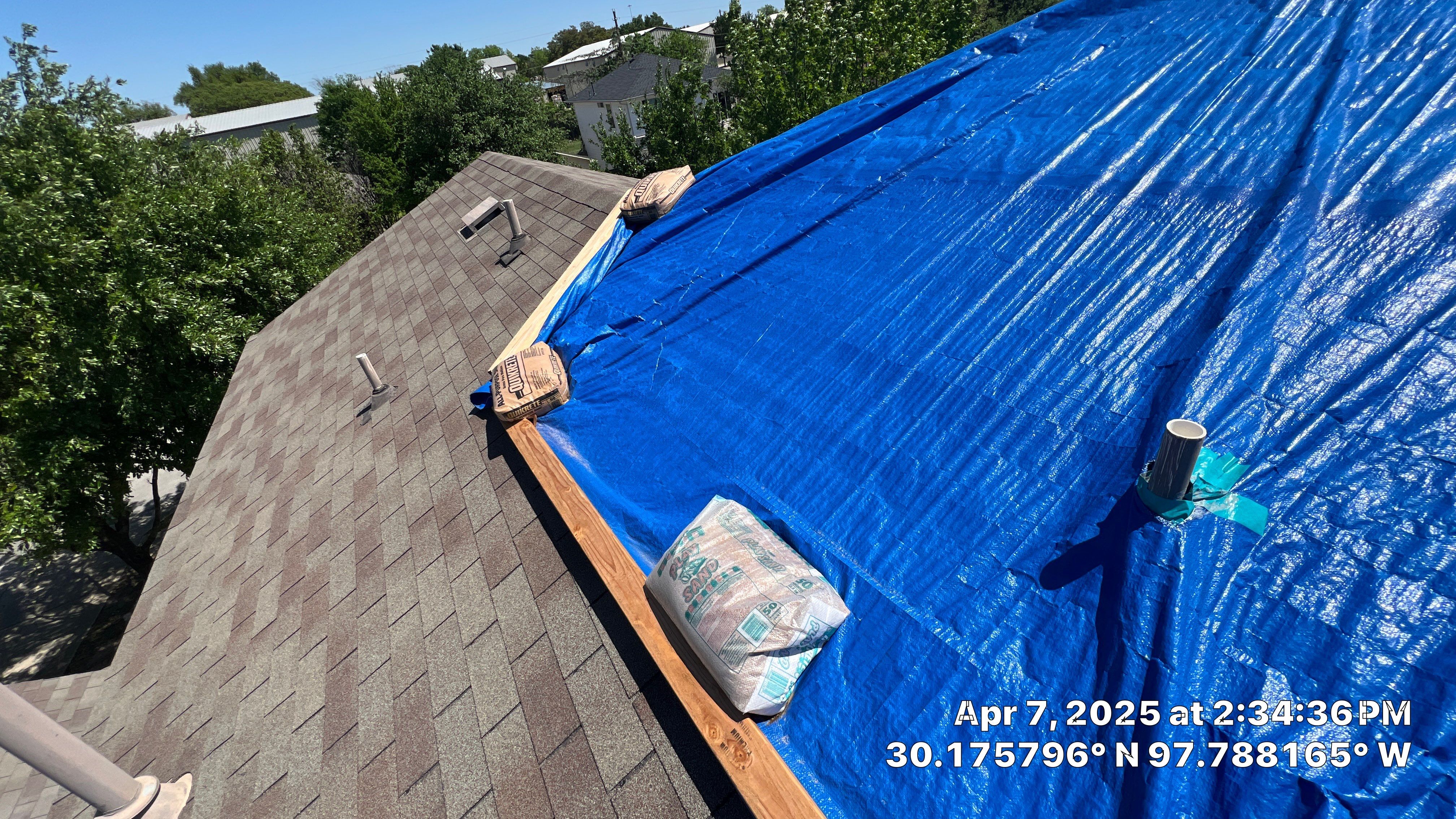 Roofing Replacement and Sheathing Repair in Austin, Texas by Caliber Restoration LLC