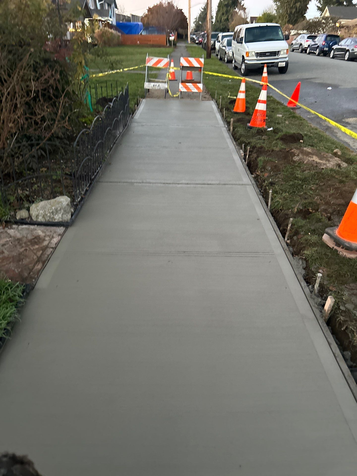 Opal Blue | Concrete Sidewalk by Jireh Asphalt & Concrete Inc 