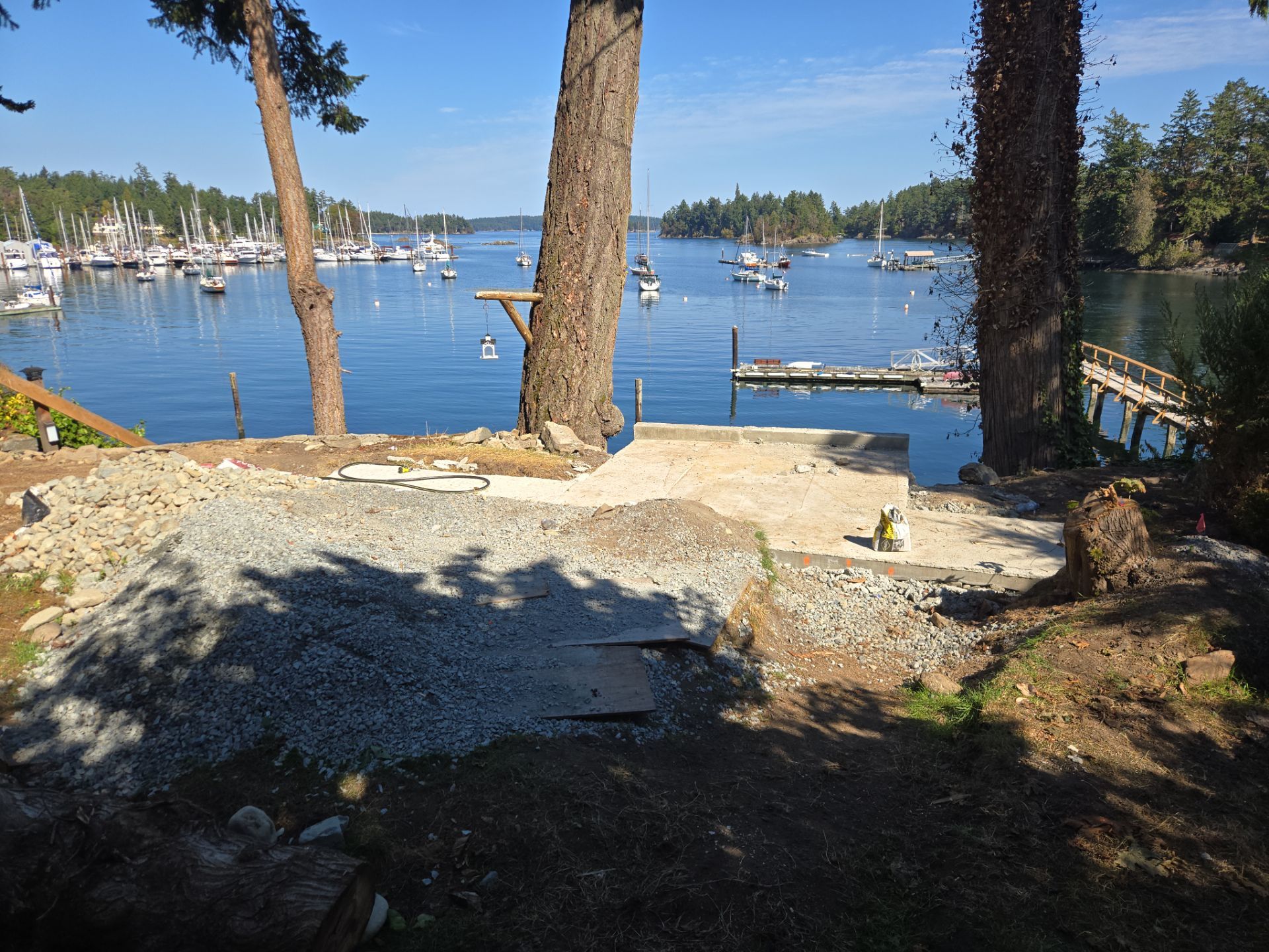 Coastal Landscape Restoration & Retaining Structure - In progress by Habanero Garden and Exterior Care
