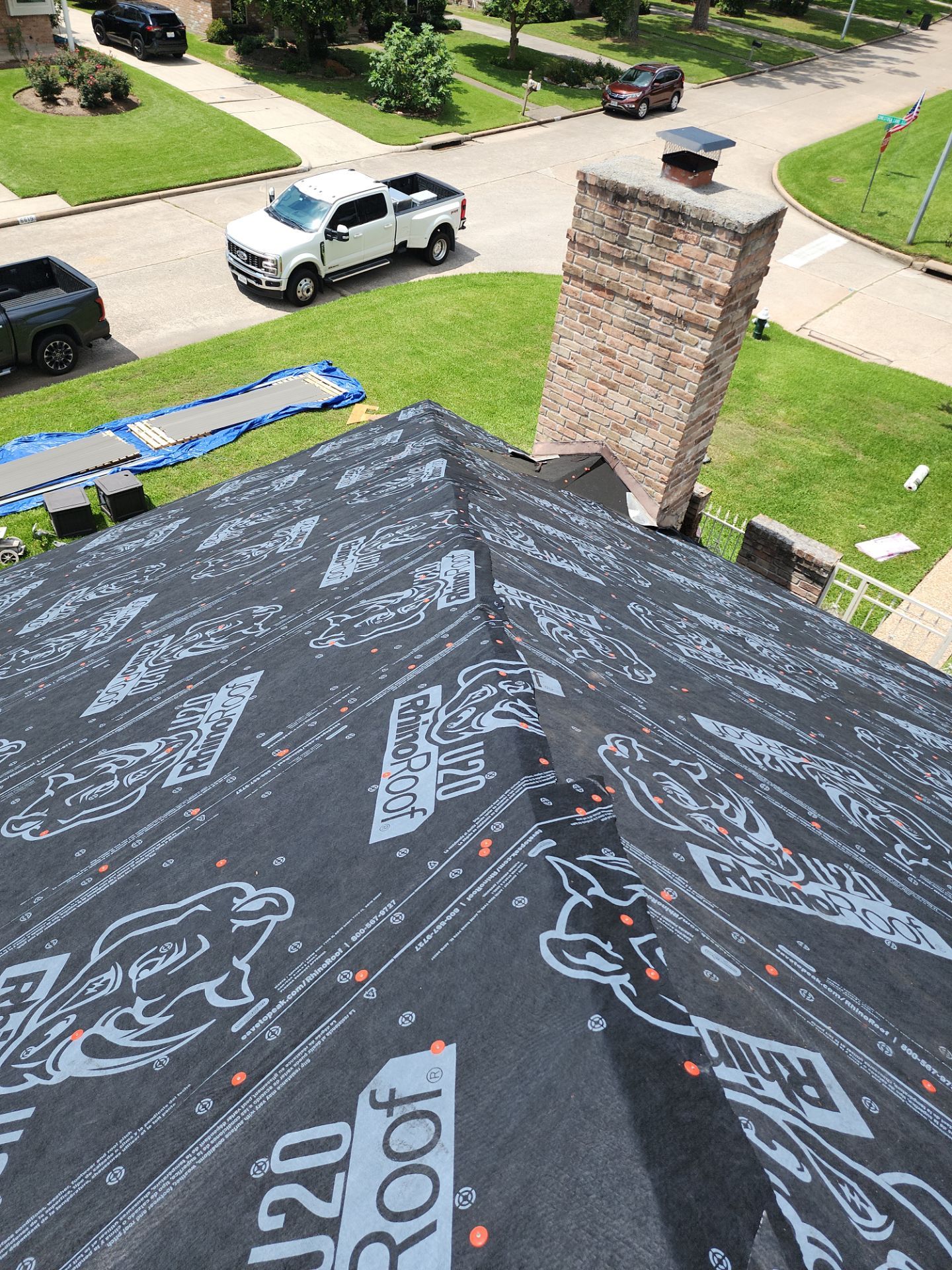 Residential Roofing Installation using Owen's Corning Duration (Lifetime) Shingles by Roof Repair Company