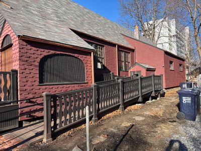 Gutter Installation using 6" Half Round Copper Gutter in Cambridge