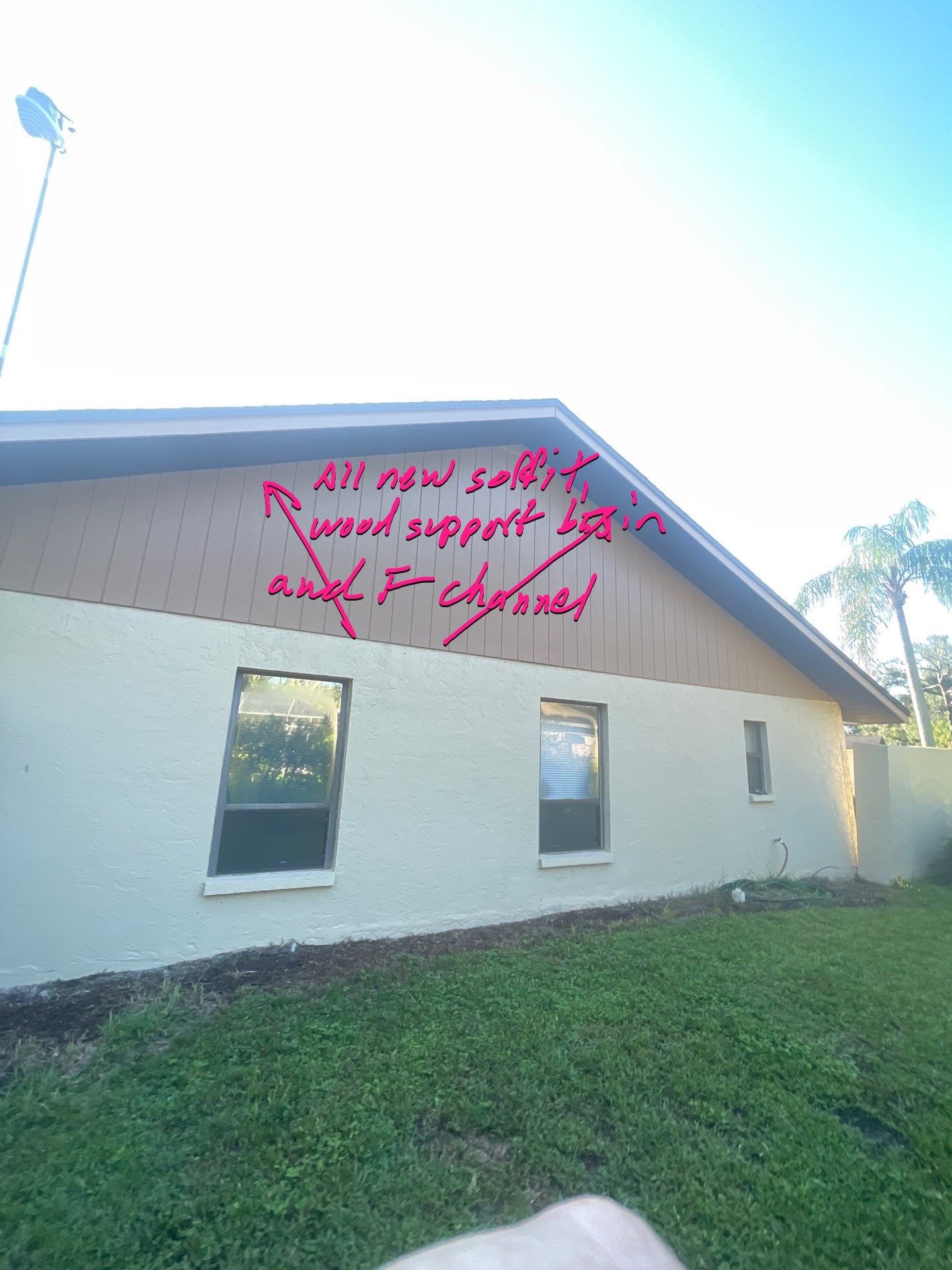 Bronze Soffit and Fascia in Sarasota FL by Gutter Professors