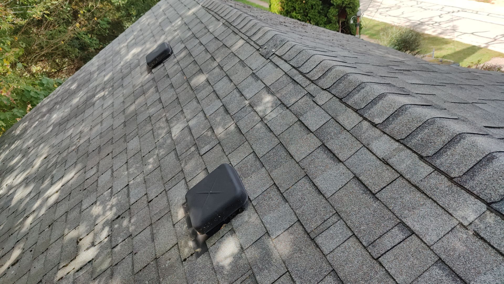 Roof Replacement using Owens Corning Midnight Plum by 180 Contractors