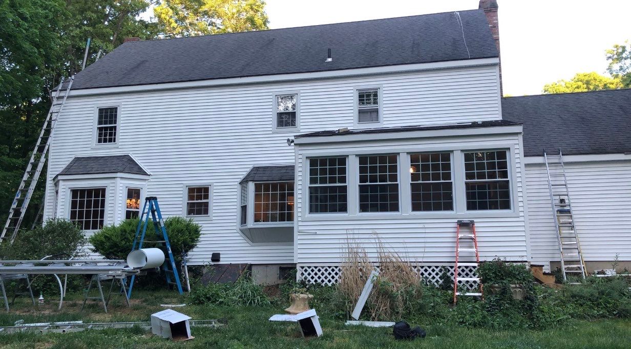 Siding Installation using certainteed monogram 4" double 4 by A Plus Exterior