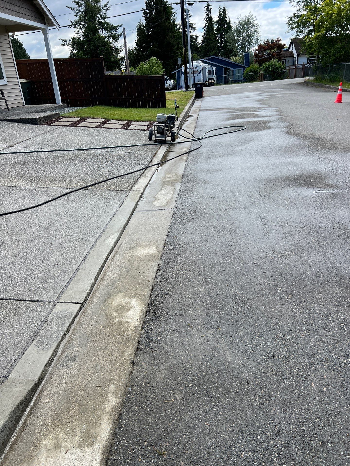 Pressure-Washed Driveway Cleaning | Everett  by Jireh Asphalt & Concrete Inc 
