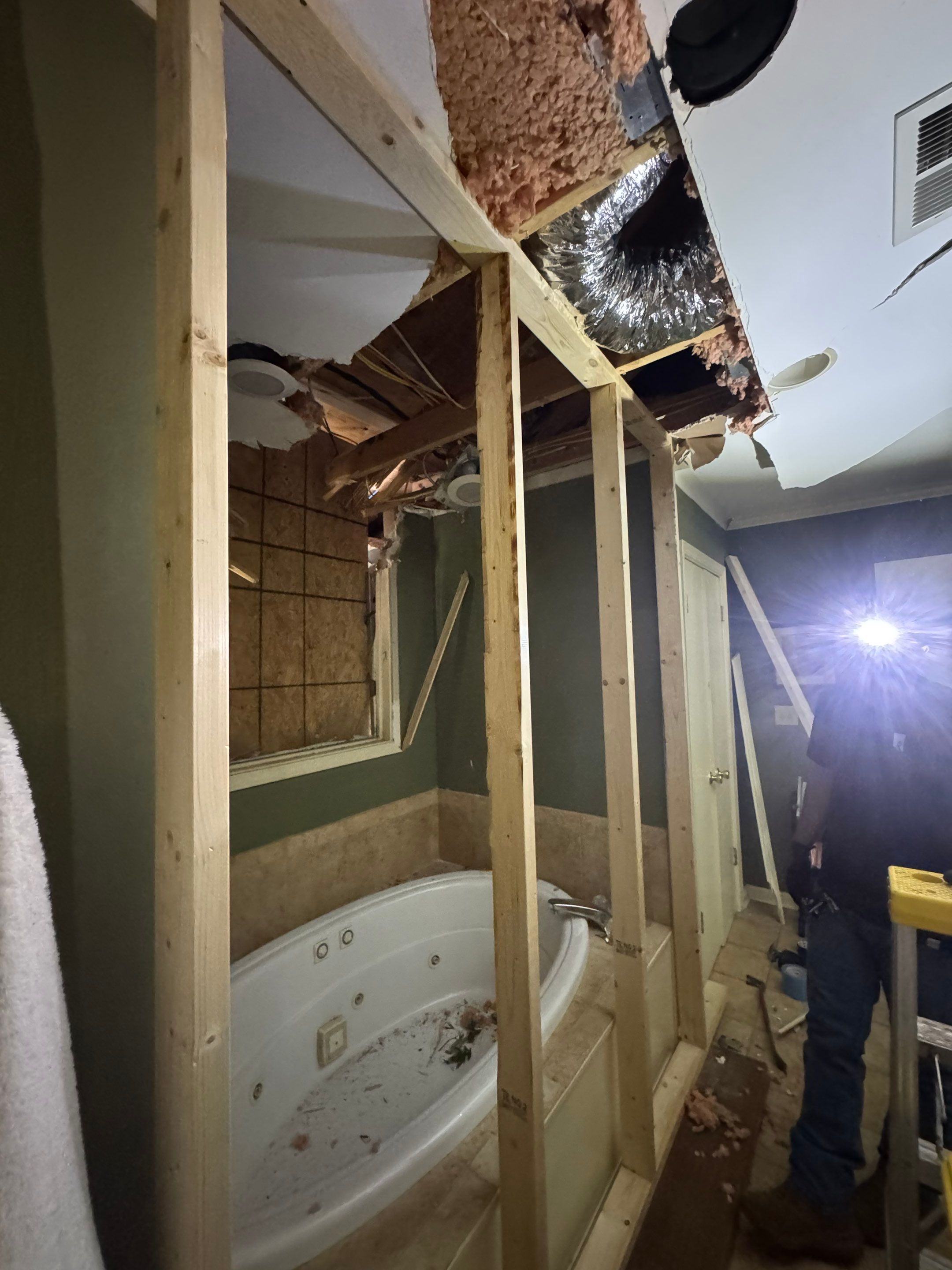 Tree Damage Restoration and Asphalt Shingle Roof Replacement in Memphis by Revival Roofing Services