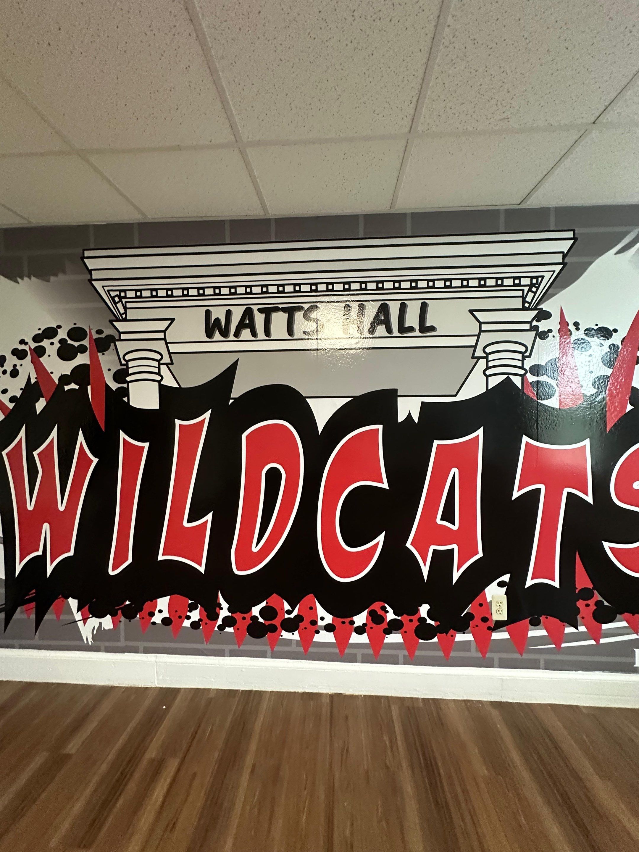 Davidson College - Interior Wall Graphic Installation by QC Signs and Graphics