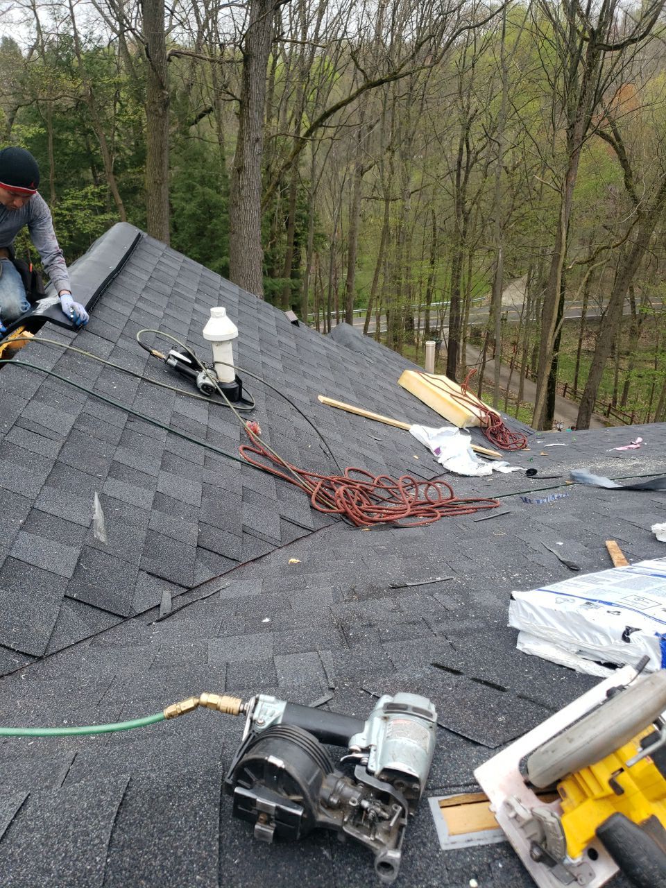 Brand: Atlas Pinnacle Color: Pristine Scotchgard Black Drip: Black by Eagle Eye Roofing