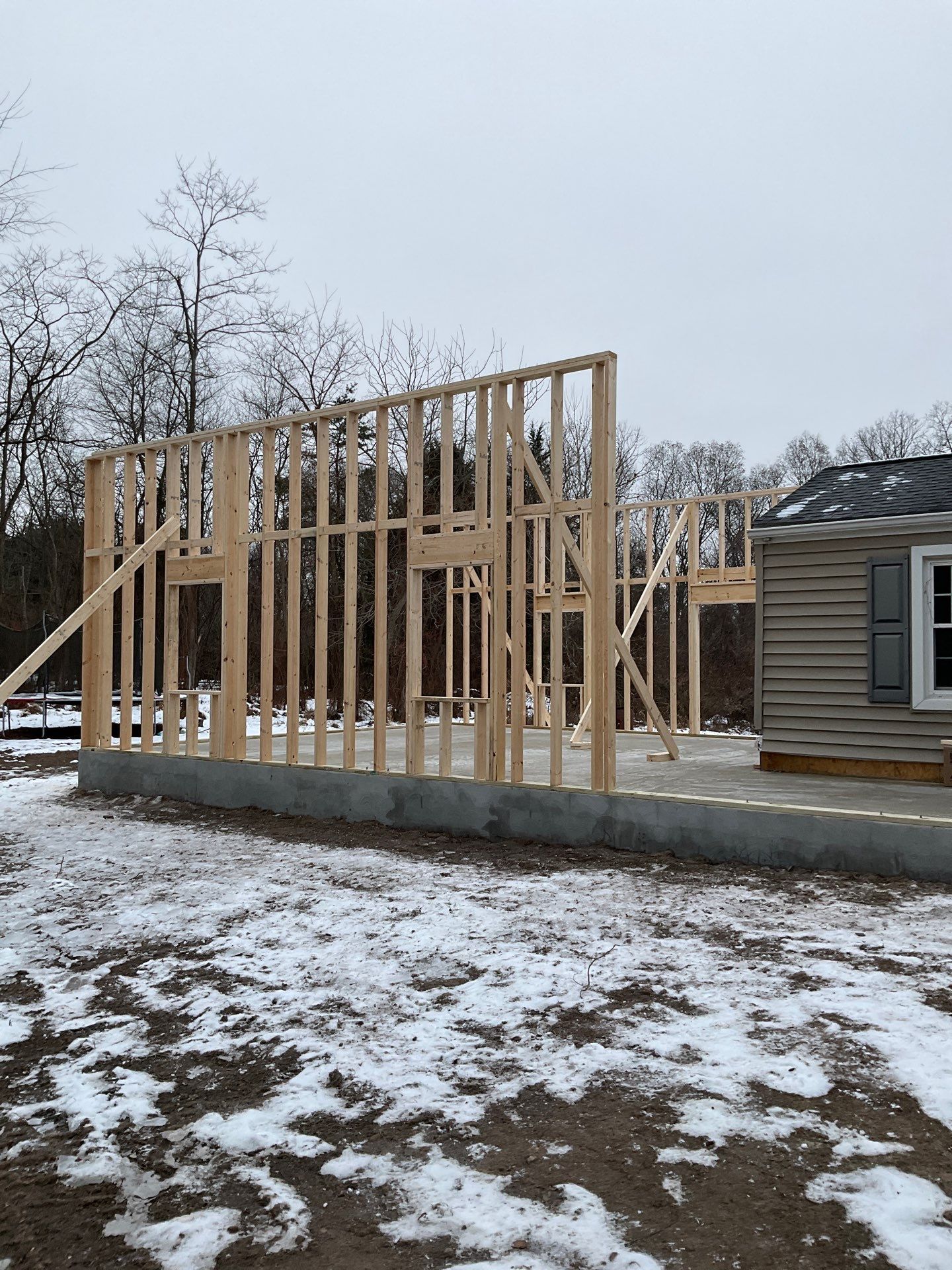 From Dormer to Full Gable Addition with Cathedral Ceiling by Esh Builders