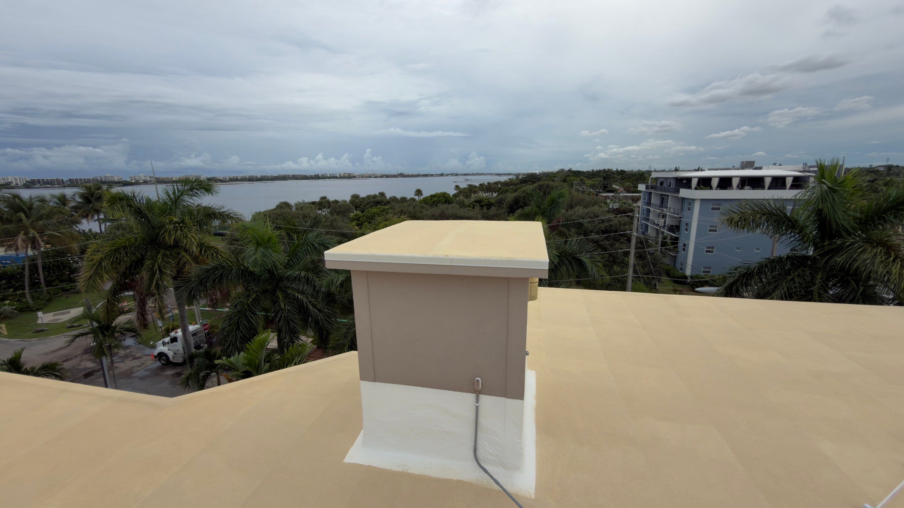Commercial Roof Restoration for Lake Worth Beach Flat Roof Project by Roof King LLC
