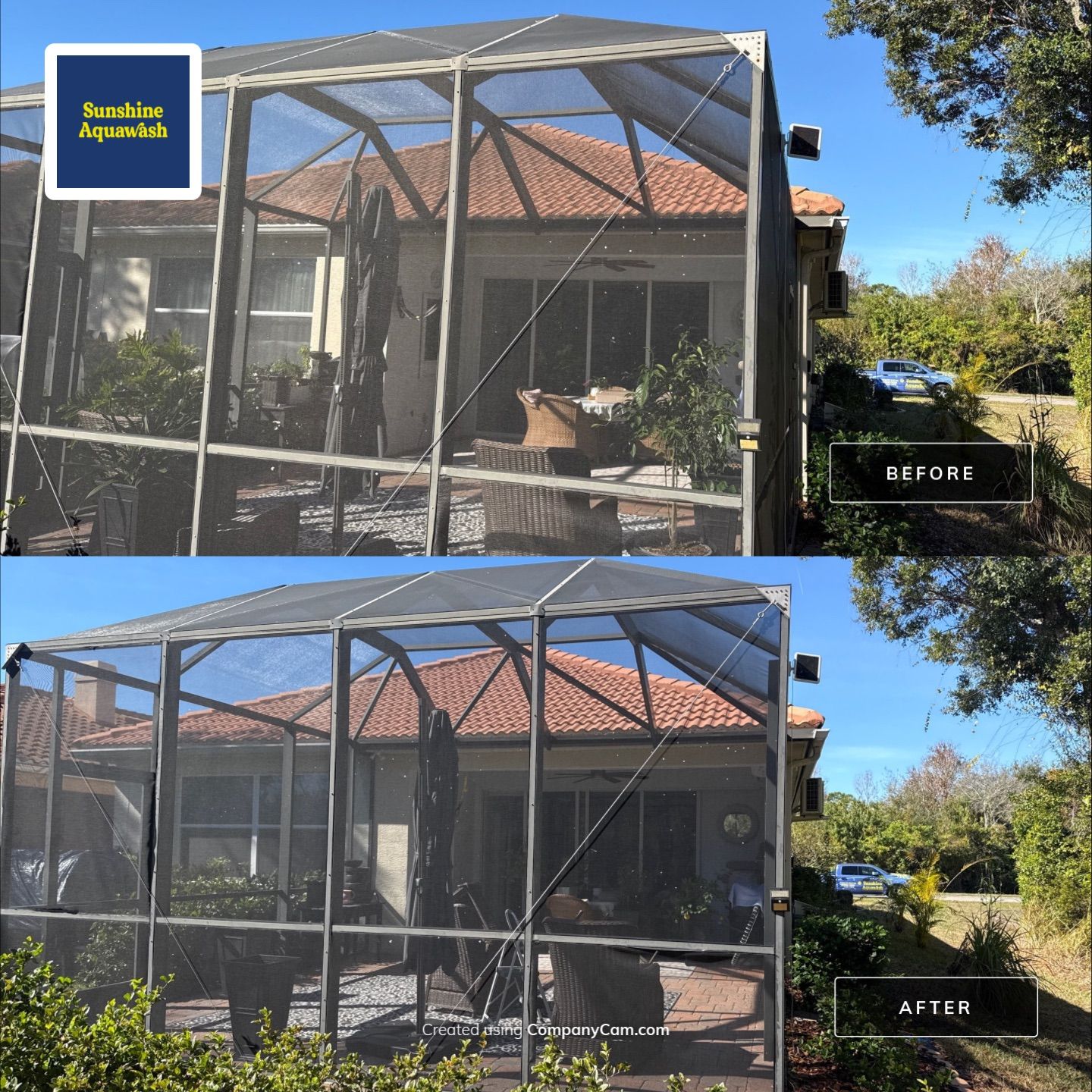 Barrel Tile Roof Cleaning in Tara – Bradenton, FL by Sunshine AquaWash