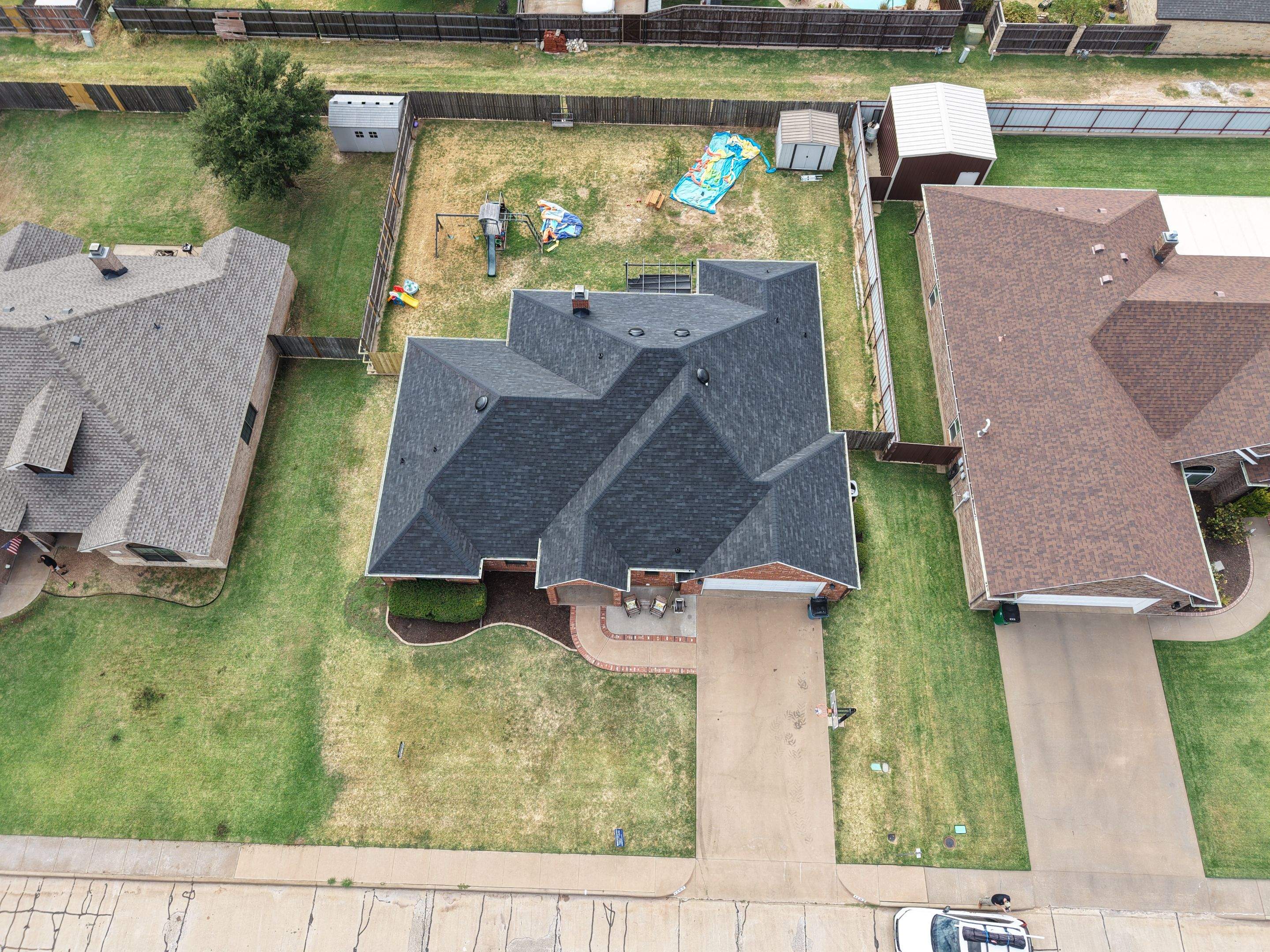 Owens Corning Duration Storm Class 4 Roof Replacement in Burkburnett, Texas by Shearman Roofing & Construction