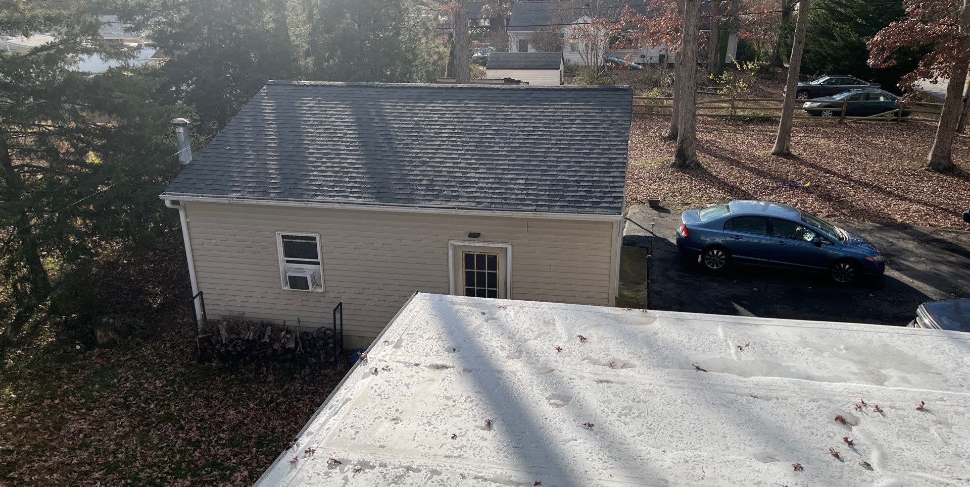 Residential Roofing Installation using Certainteed Landmark, Moire Black by RJC General Construction, LLC.
