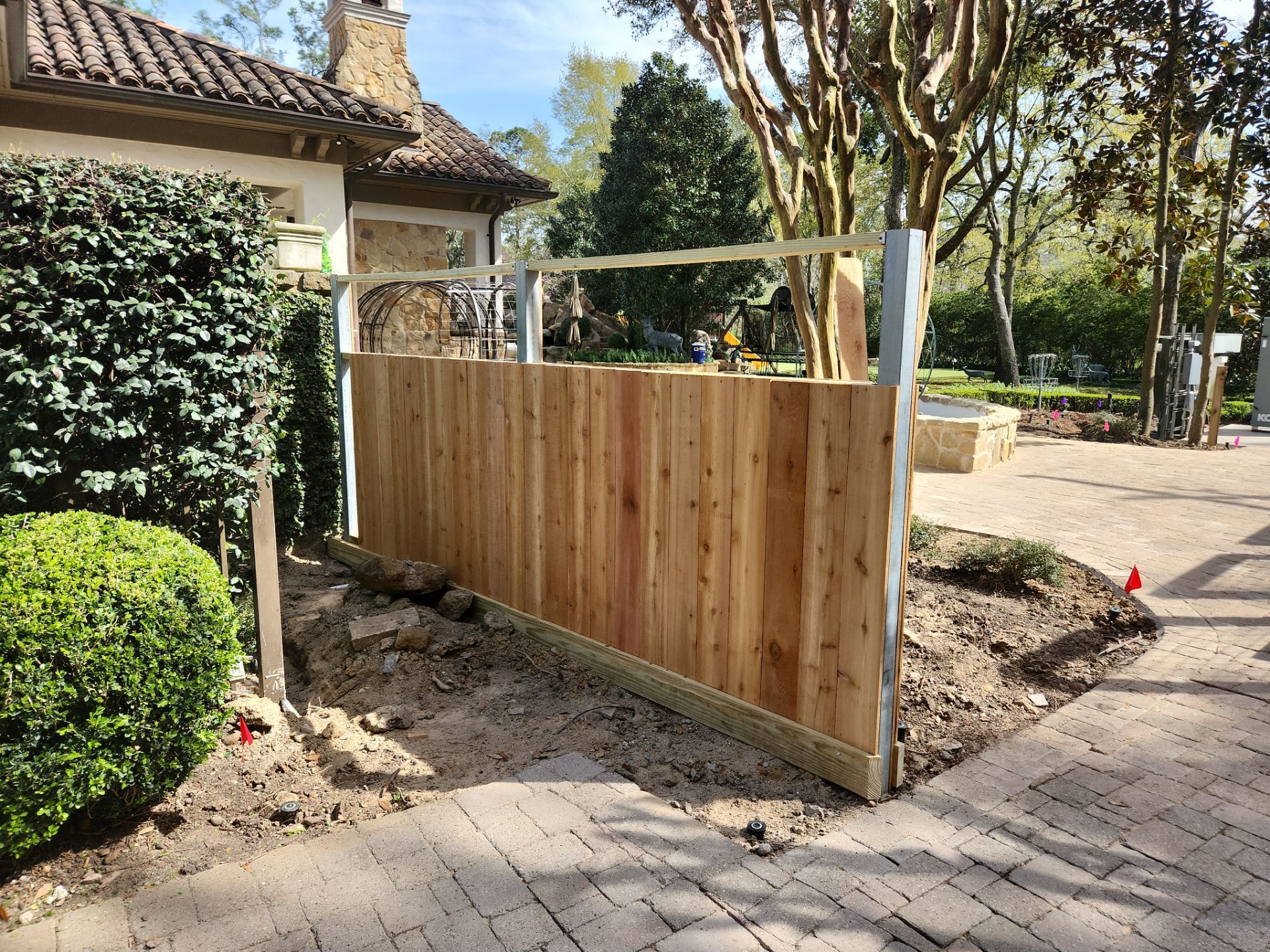 Premium Privacy : Fence with Lattice Top by Tim's Fences