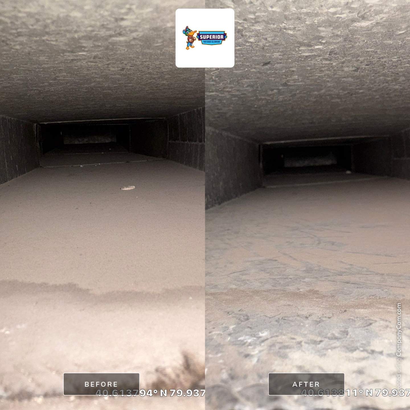 Air Duct Cleaning With a Vacuum Truck in Gibsonia, PA by Superior Air Duct Cleaning