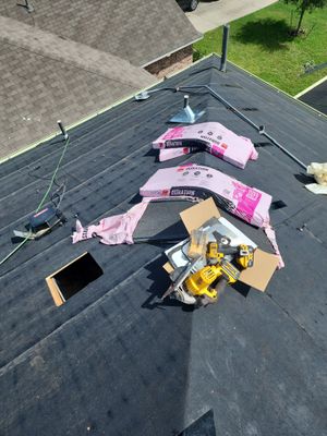 Residential Roofing Installation using Owen's Corning Duration (Lifetime) Shingles