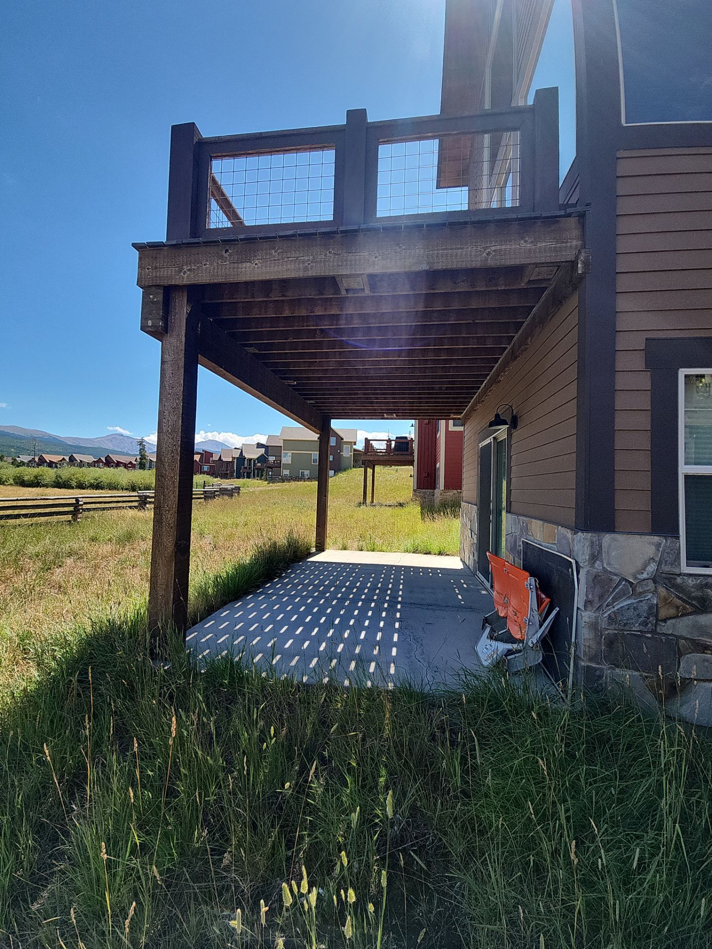 Exterior Painting Using Stain by Wheatley Creek Services