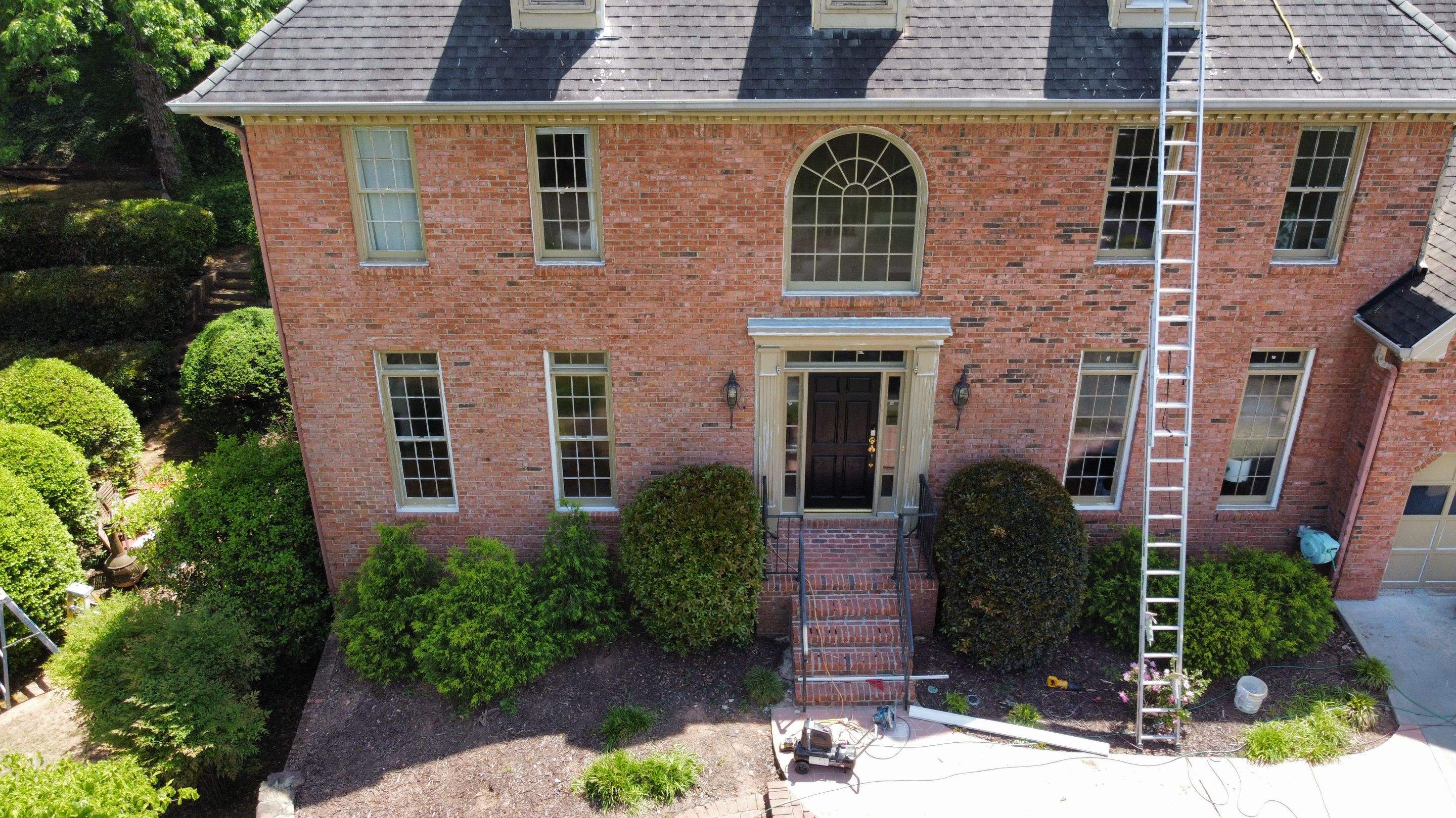 Full Exterior Home Repainting and Trim Refinishing in Roswell by Swift Home Renovations