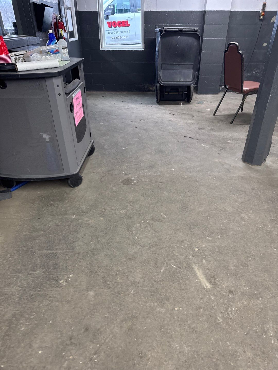 Industrial Grey Grit Project in Mars by Floors in a Day, Inc