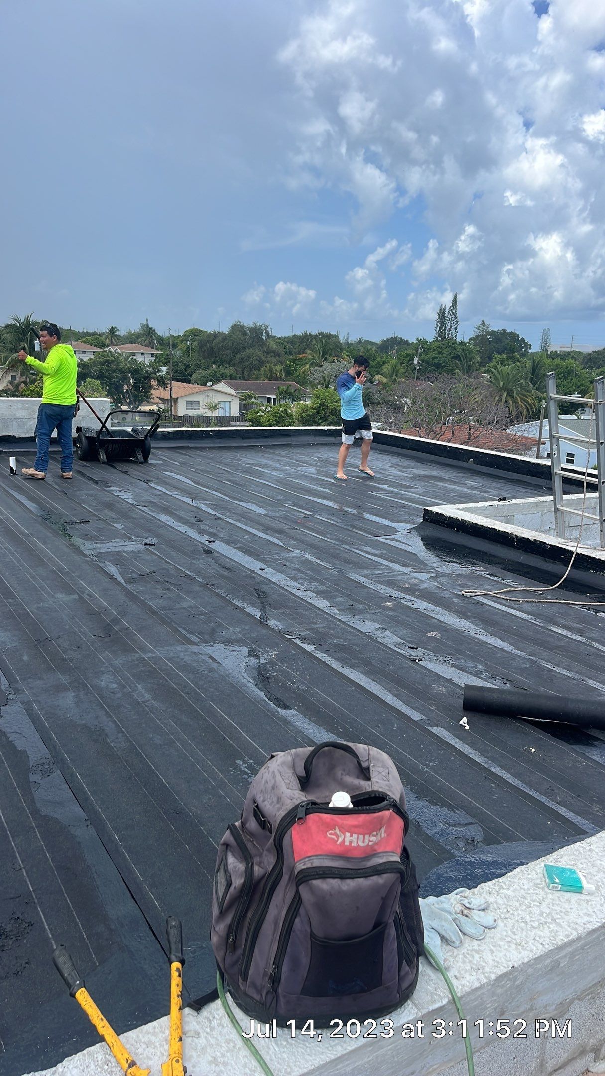 Residential New Construction Roof Installation by Earl W. Johnston Roofing 