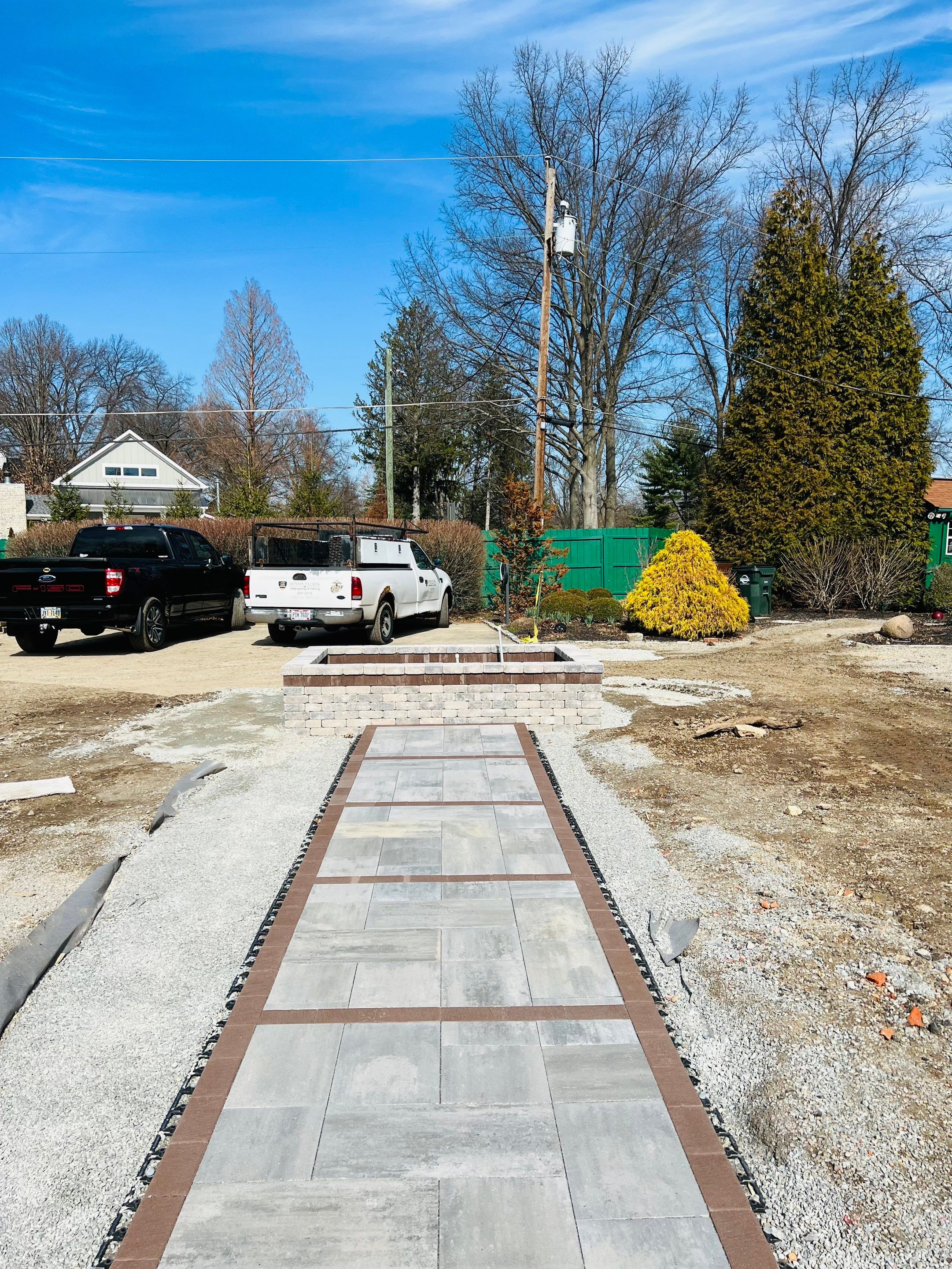 Hardscape Design & Install using Unilock Products by Reisenberg’s Lawn & Landscape, LLC