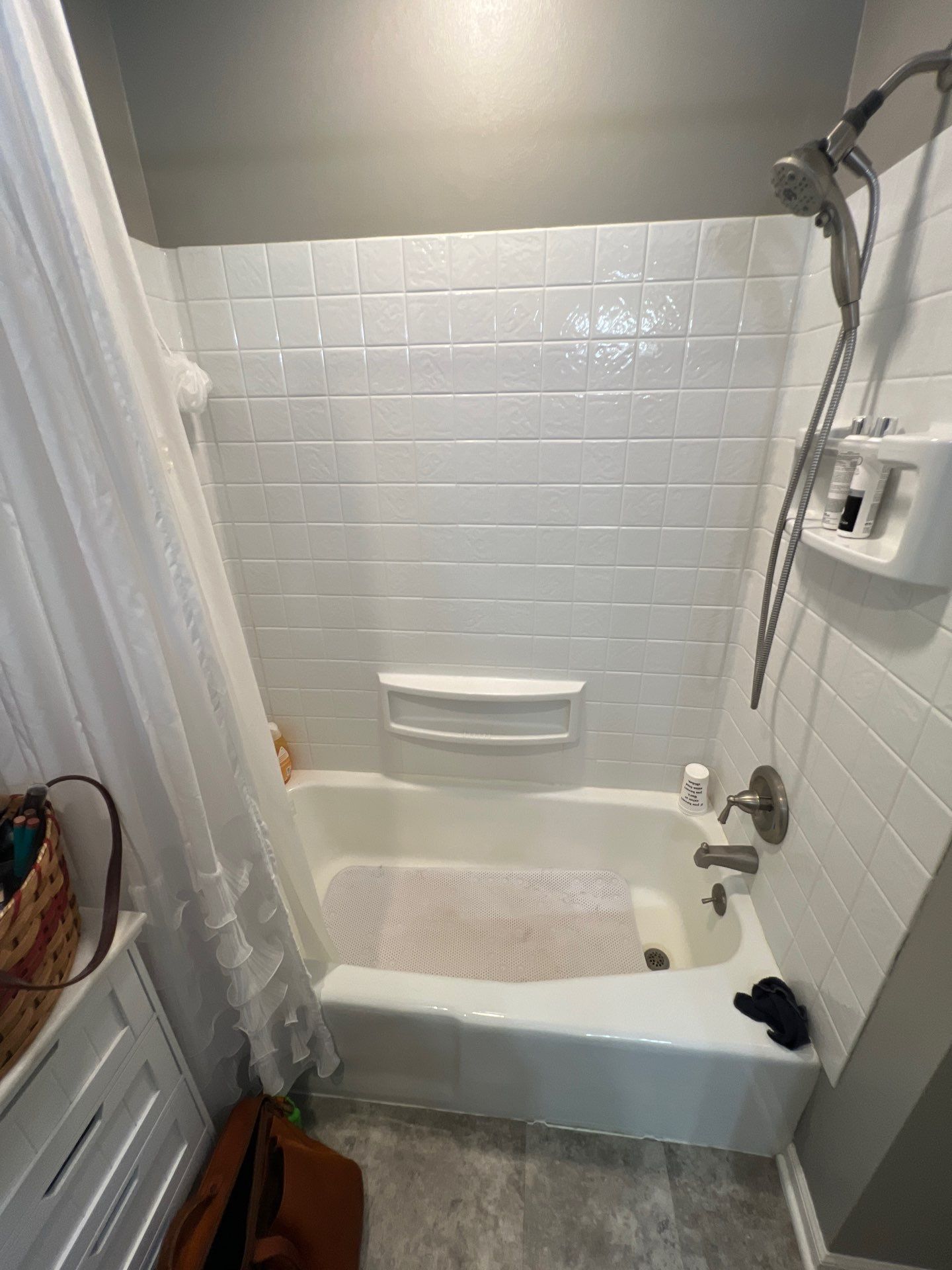 Bathroom Remodel using Shower Base by The Shower Company