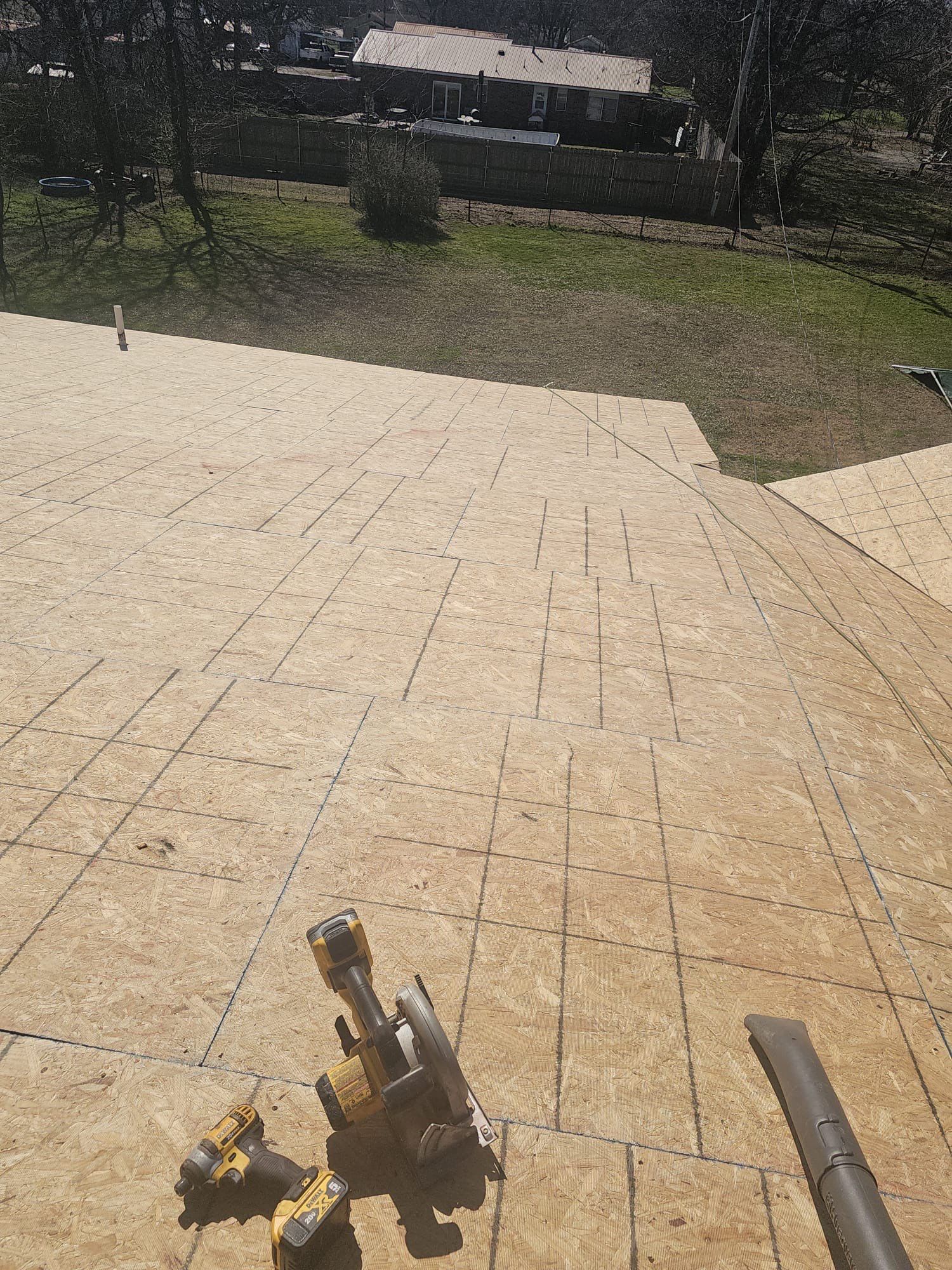 Storm damage restoration project by In & Out Construction & Remodeling, LLC