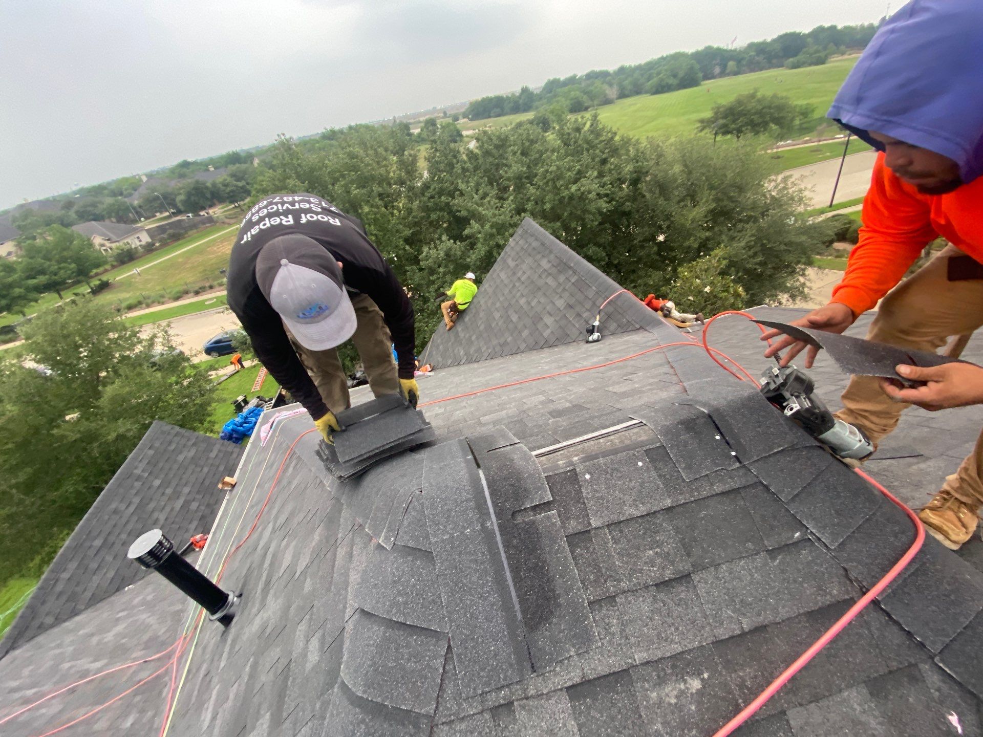 Residential Roofing Installation using Owen's Corning Duration (Lifetime) Shingles by Roof Repair Company