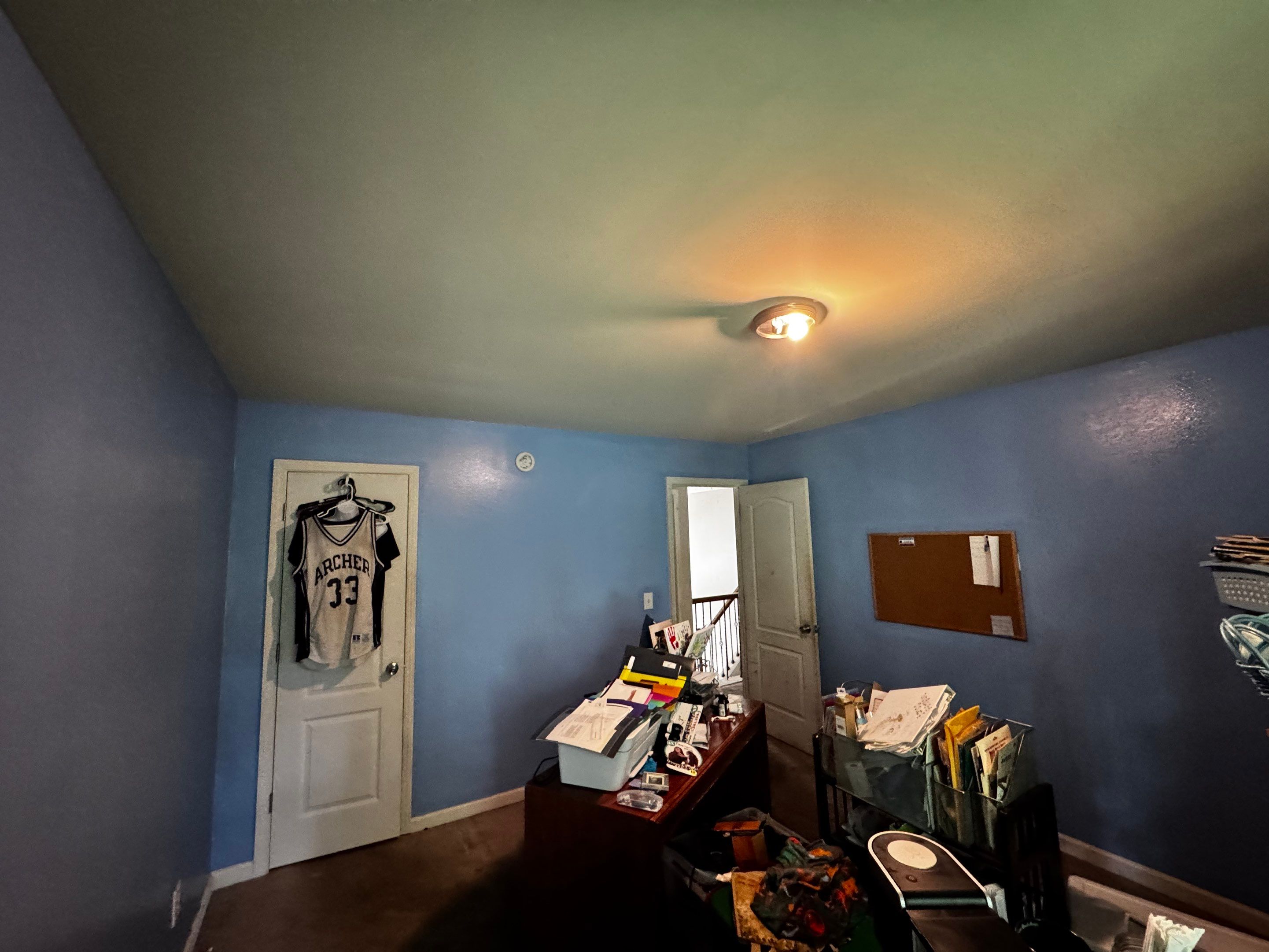 Bedroom Interior Painting and Professional Drywall Repair by PGP Surface Solutions, LLC