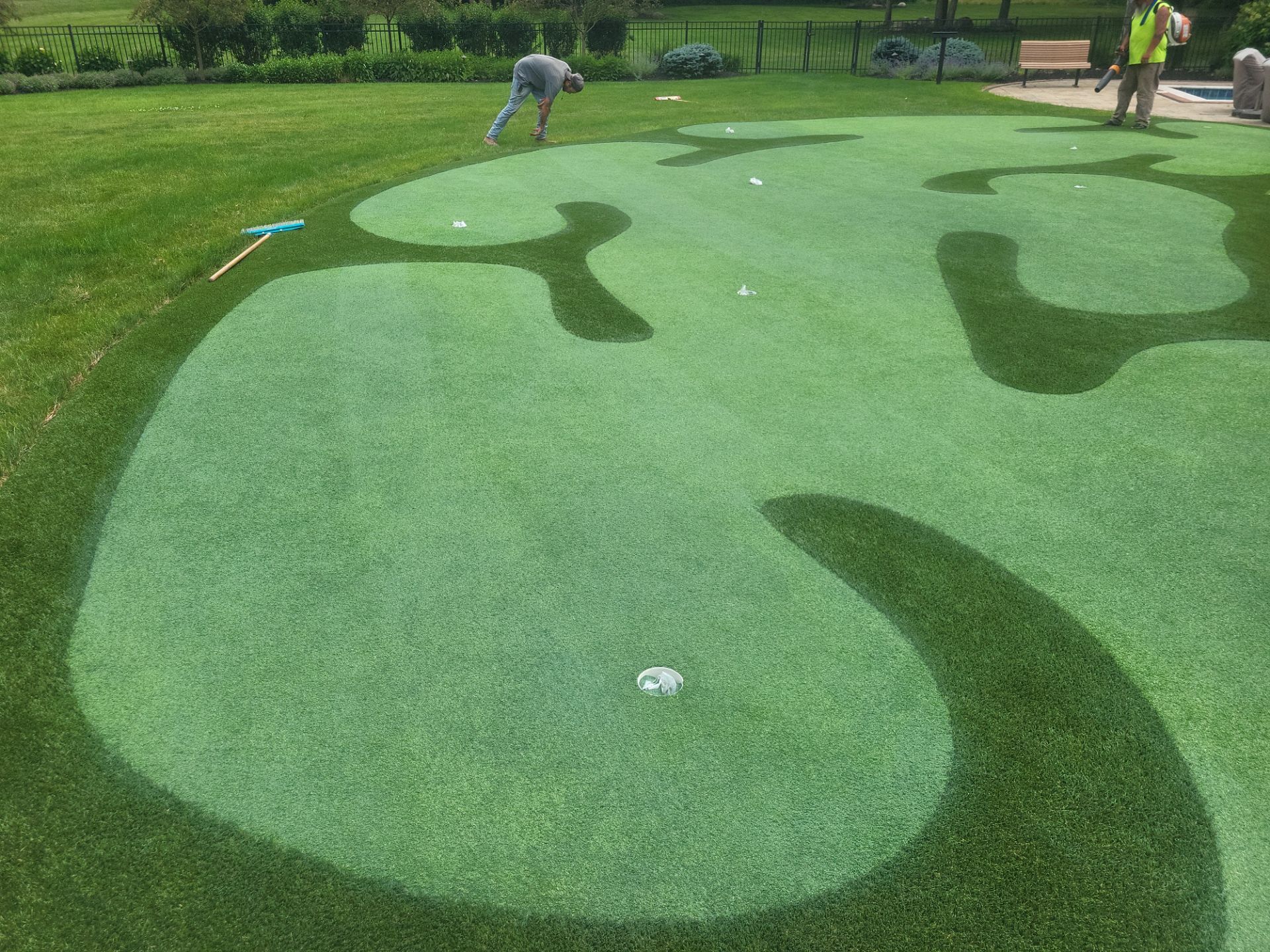 Unique Backyard Mini Putting Course by Southwest Greens Midwest