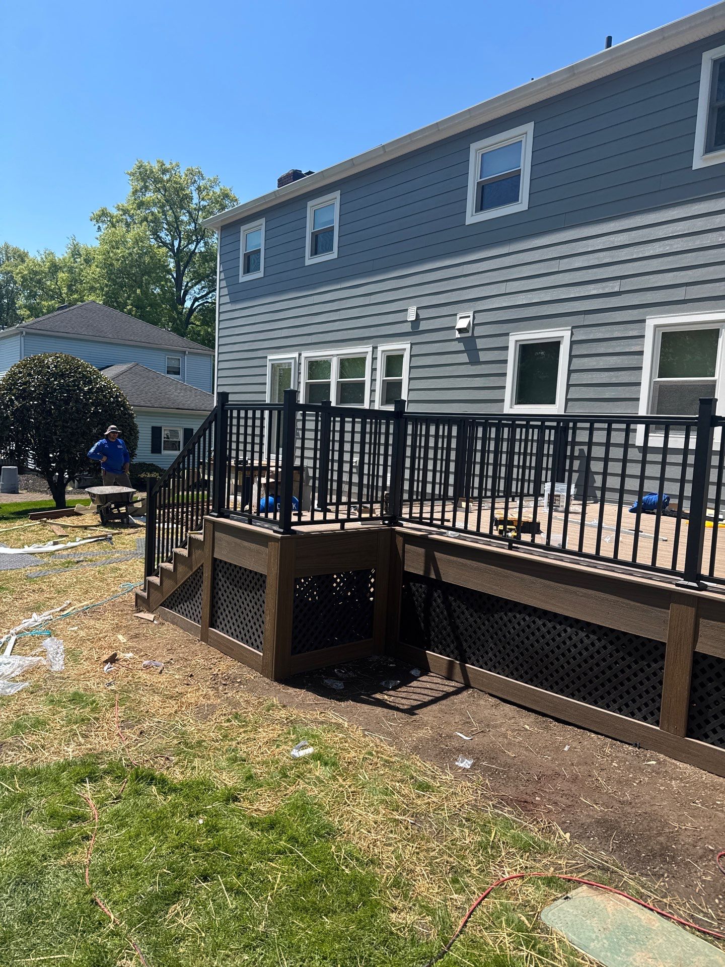 Deck and Landing Resurfacing in Florham Park, New Jersey by deck guardian