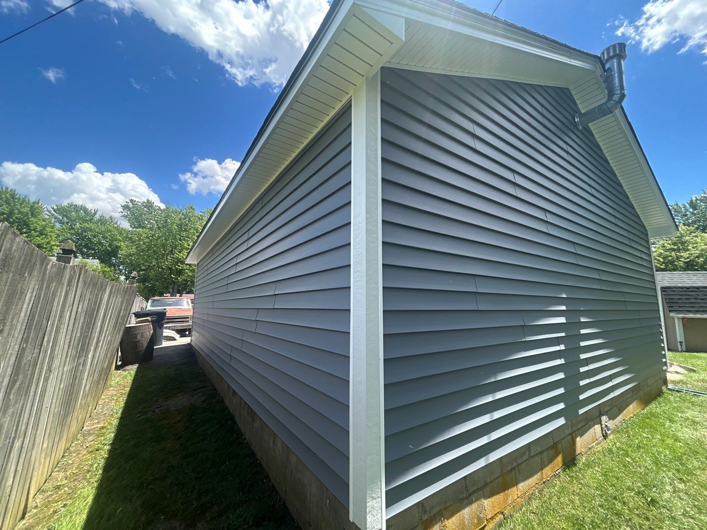 Project in New Whiteland by Moss Roofing