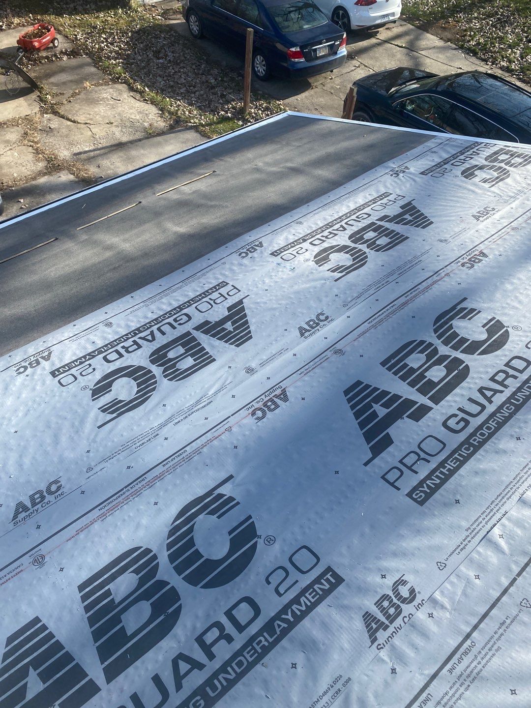 Residential Roofing Installation using Owens Corning Oakridge, Desert Tan by Absolute Roofing and Construction