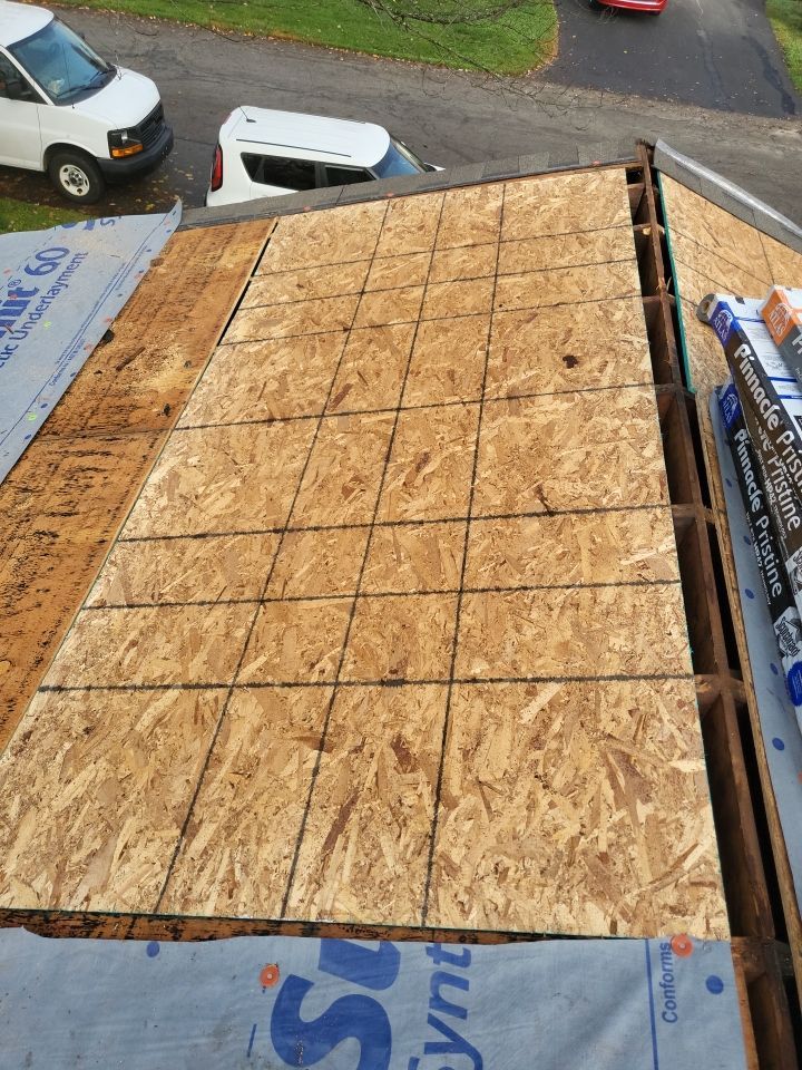 ATLAS PINNACLE COLOR: PRISTINE SCOTCHGARD WEATHERED DRIP EDGE: MUSKET BROWN by Eagle Eye Roofing